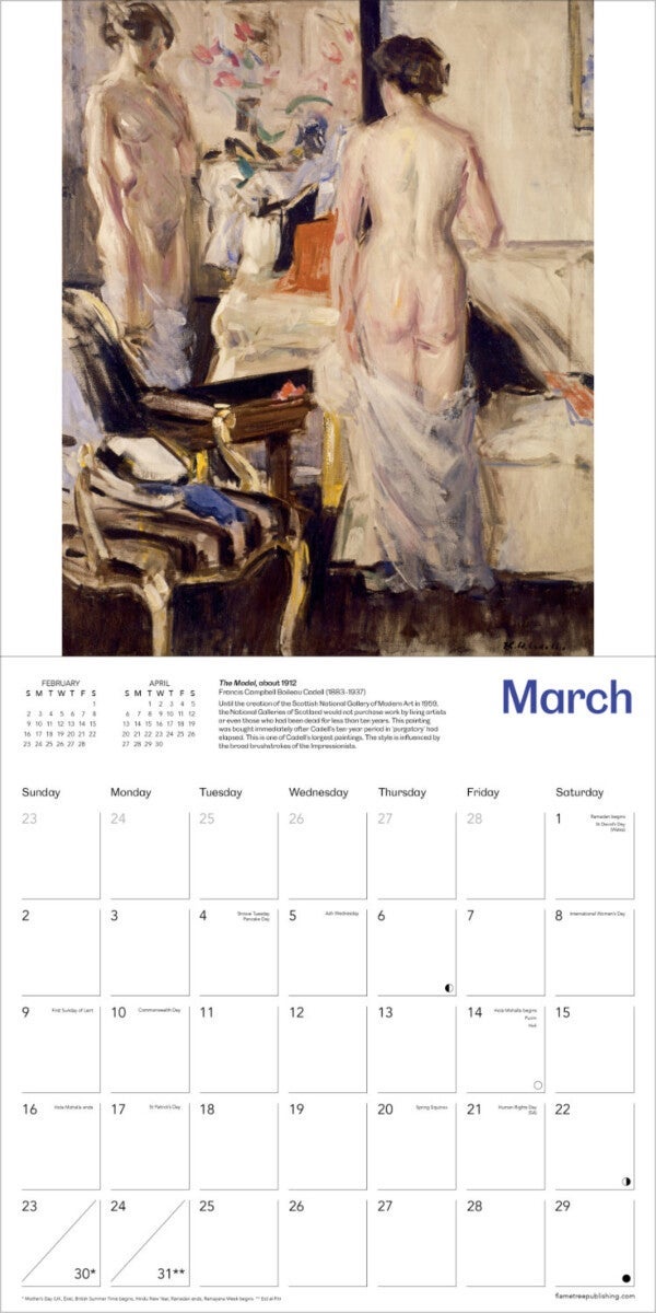 Kalender 2025 Scot Colourists 30x30cm