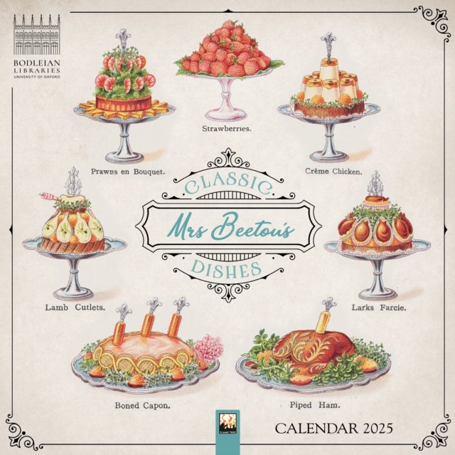 Kalender 2025 Classic Dishes 30x30cm