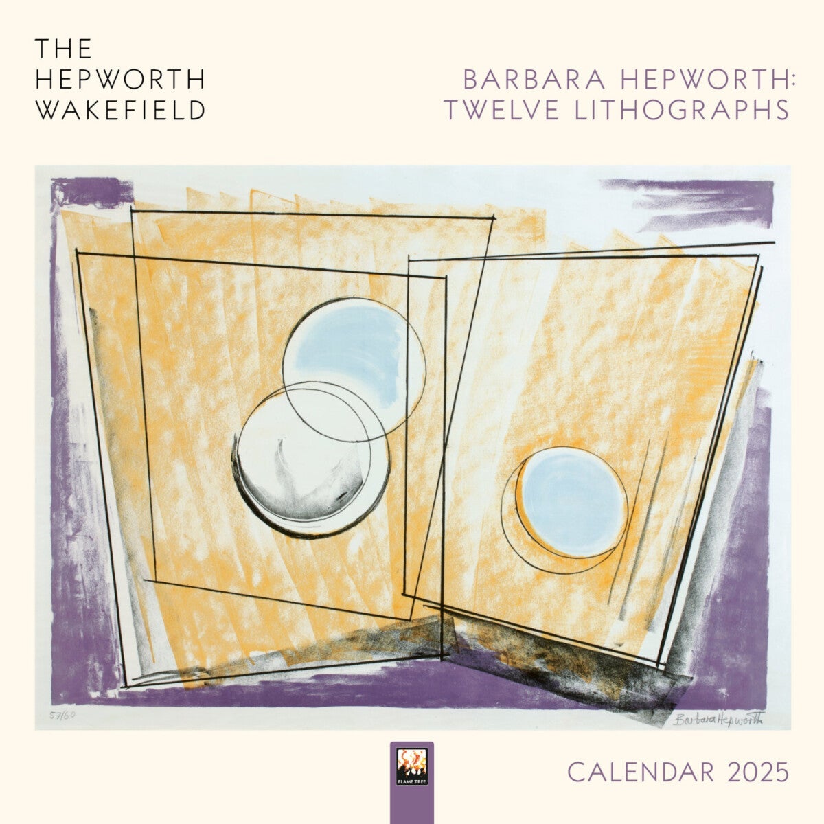 Kalender 2025 Barbara Hepworth 30x30cm