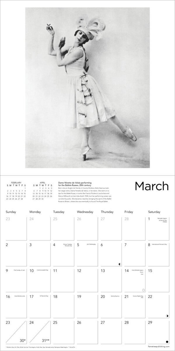 Kalender 2025 Classic Ballet 30x30cm