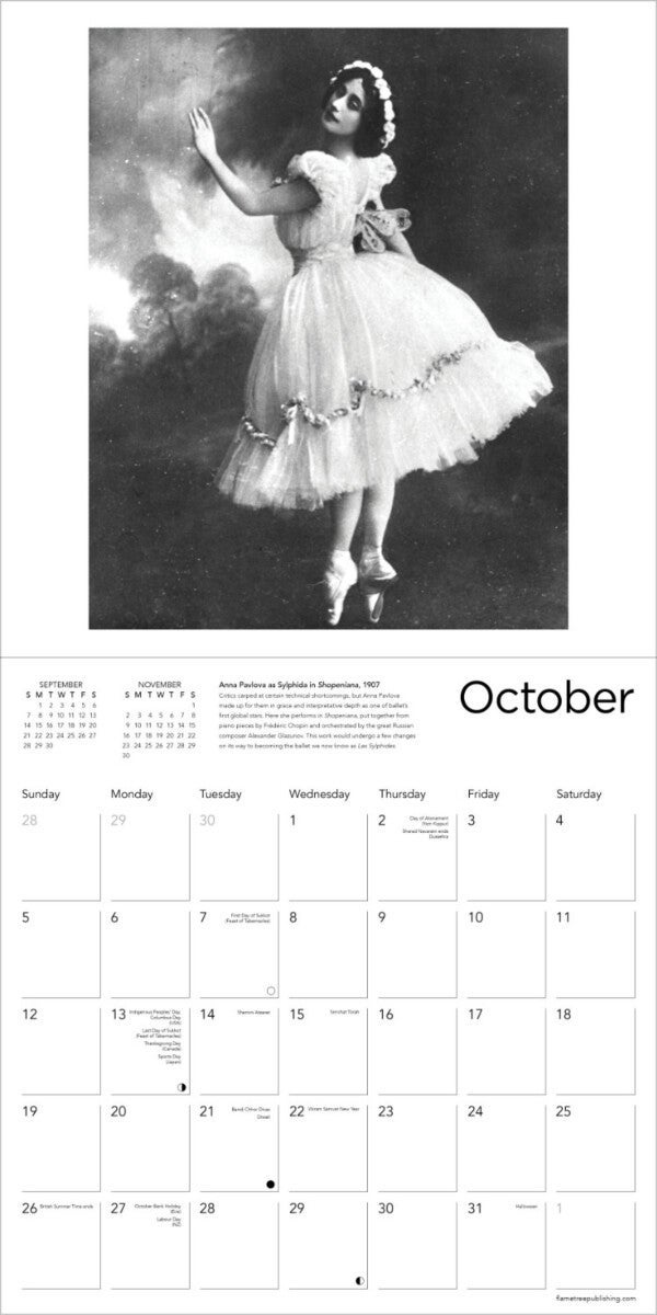 Kalender 2025 Classic Ballet 30x30cm