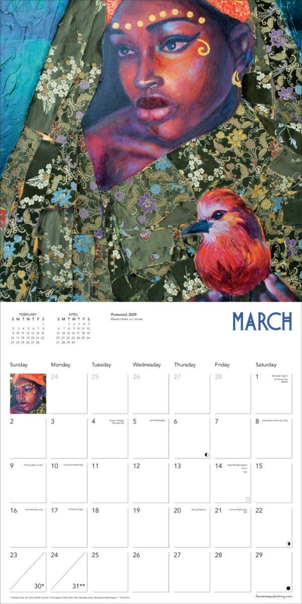 Kalender 2025 Tamara N Madden 30x30cm