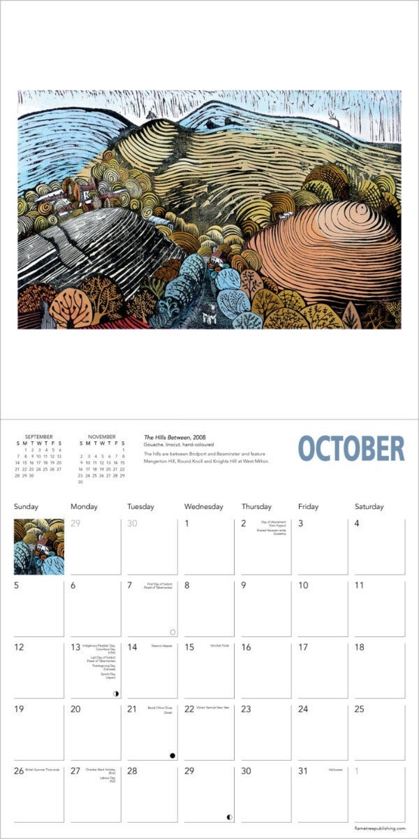 Kalender 2025 Liz Somerville 30x30cm