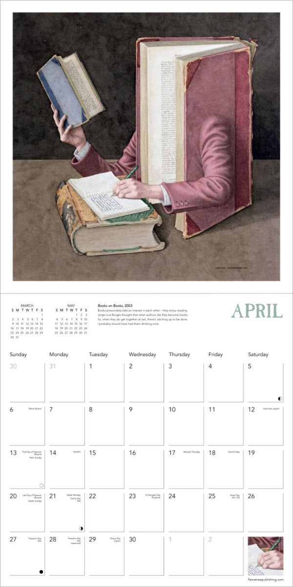 Kalender 2025 J Wolstenholme 30x30cm