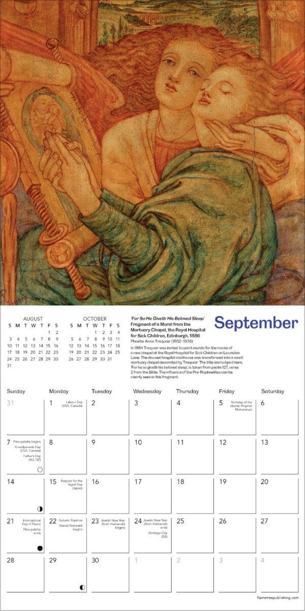 Kalender 2025 National Galleries 18x18cm