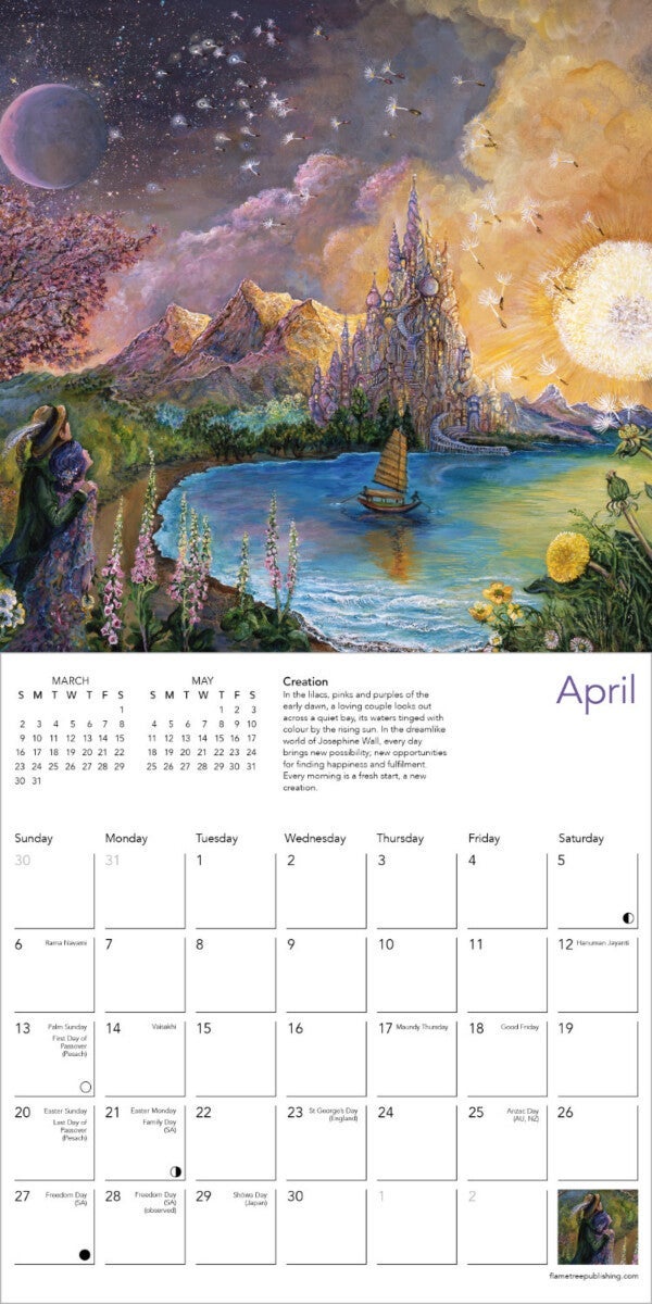 Kalender 2025 Celestial Journeys 18x18cm