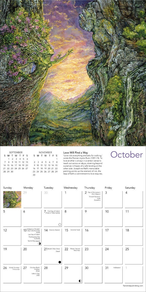 Kalender 2025 Celestial Journeys 18x18cm