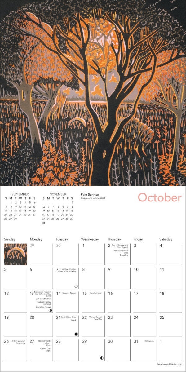 Kalender 2025 Annie Soudain 18x18cm