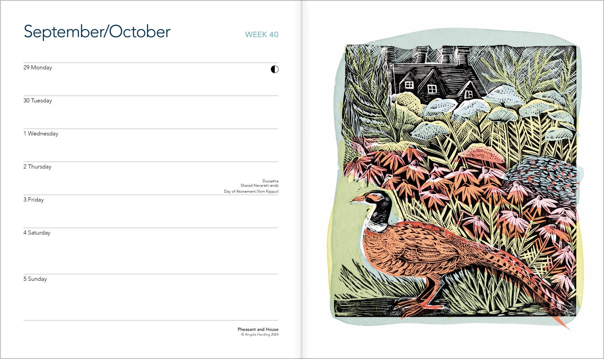 Bordkalender 2025 Angela Harding 193x230mm