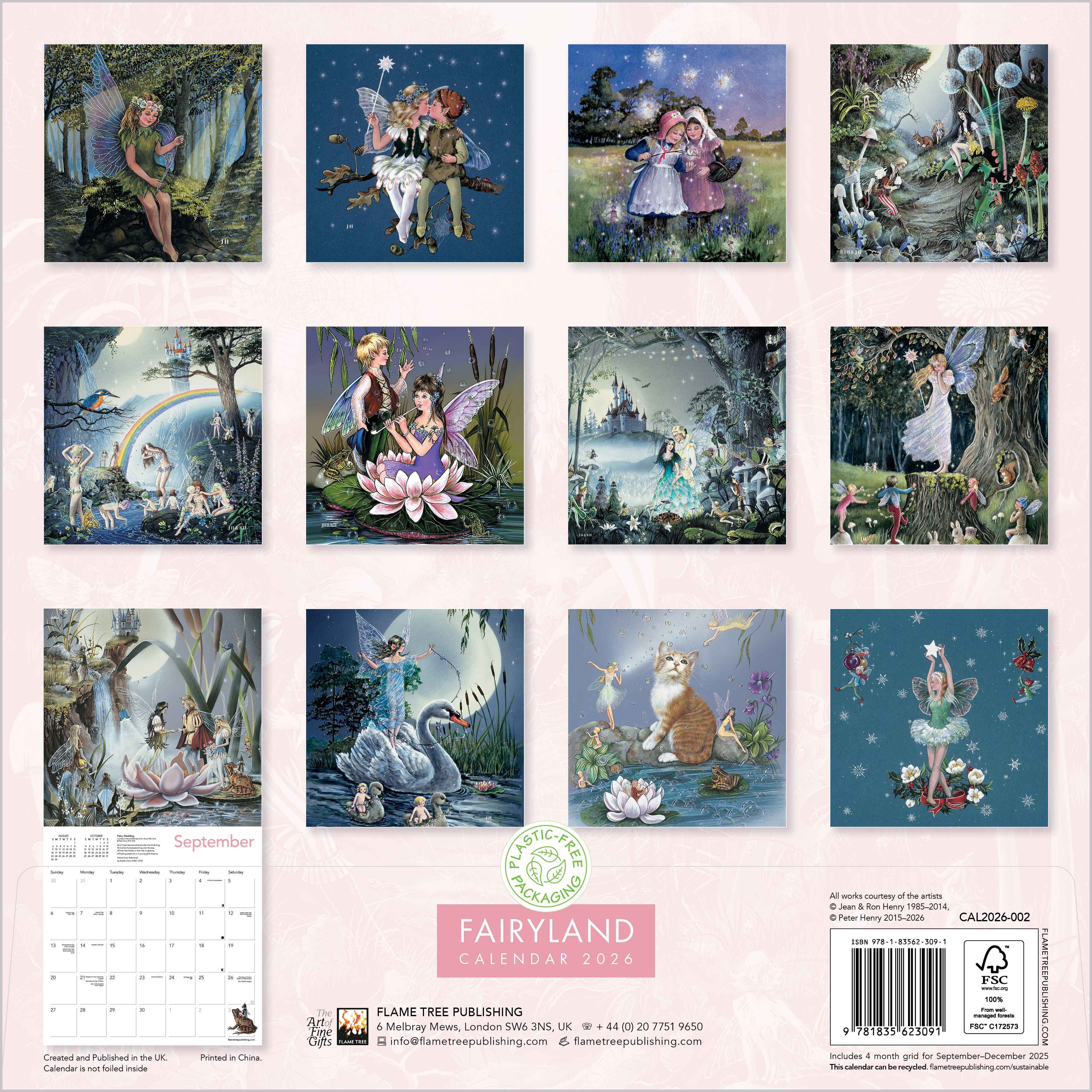 Kalender 2026 30x30 Fairyland