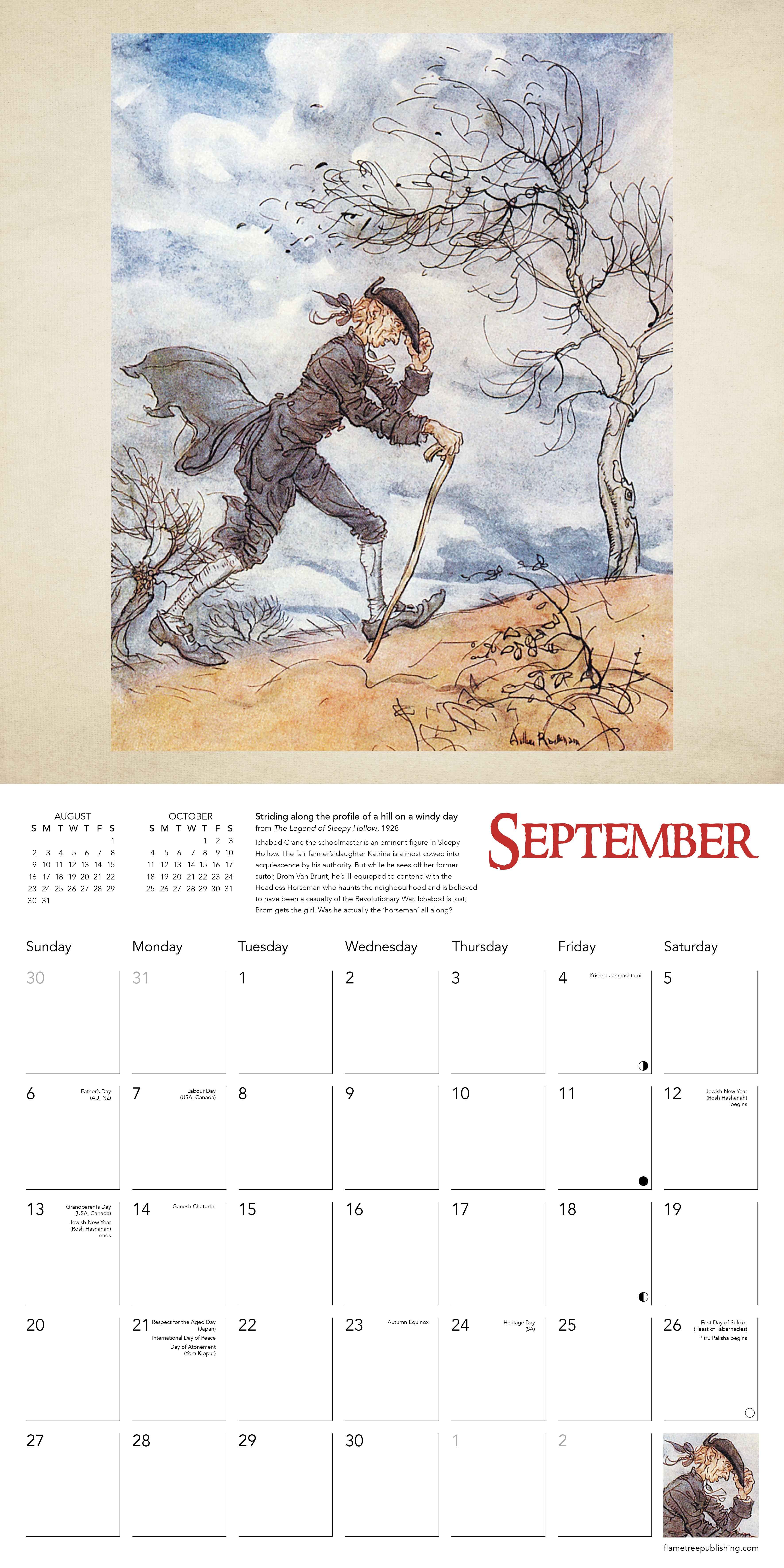 Kalender 2026 30x30 Arthur Rackham