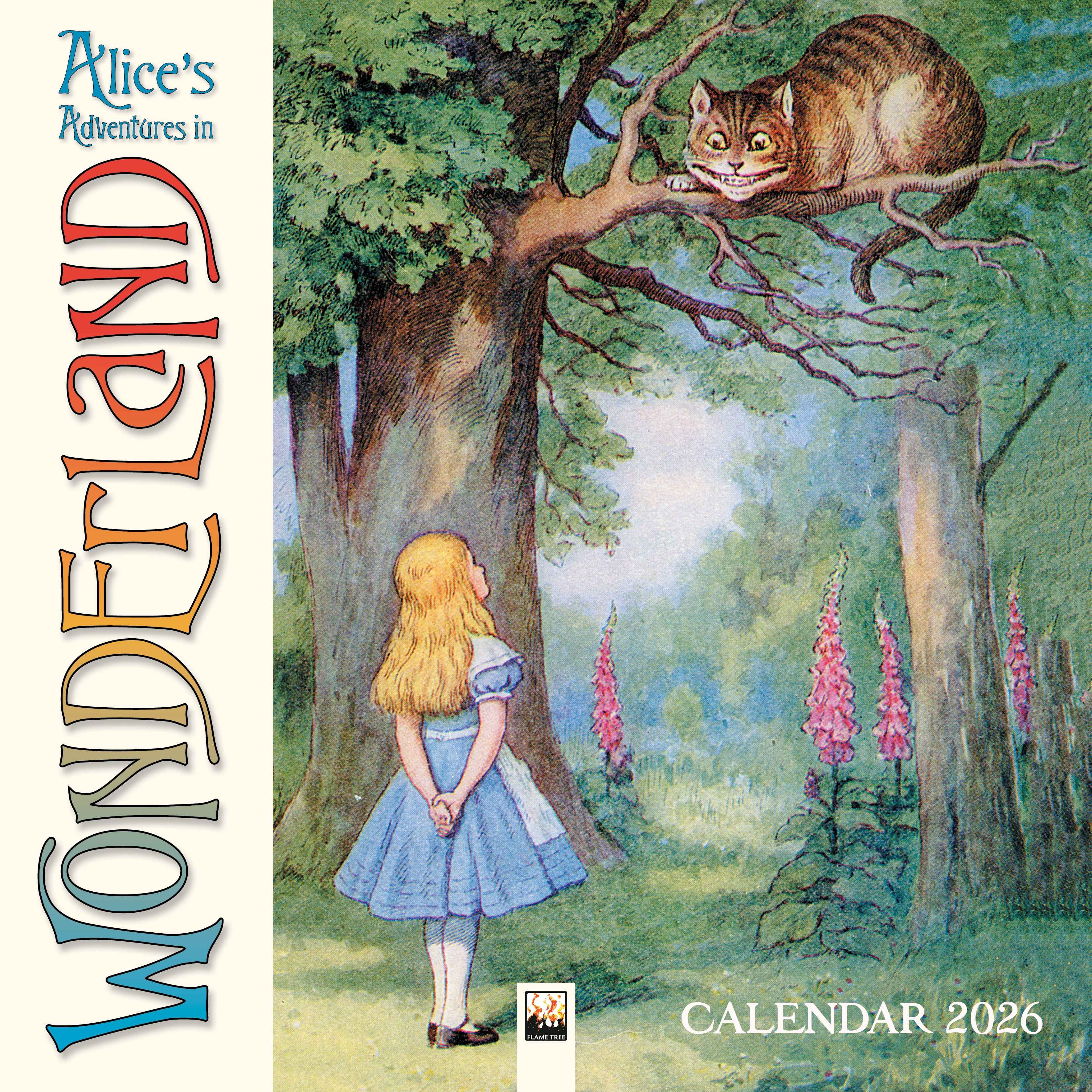 Kalender 2026 30x30 Alice In Wonderland