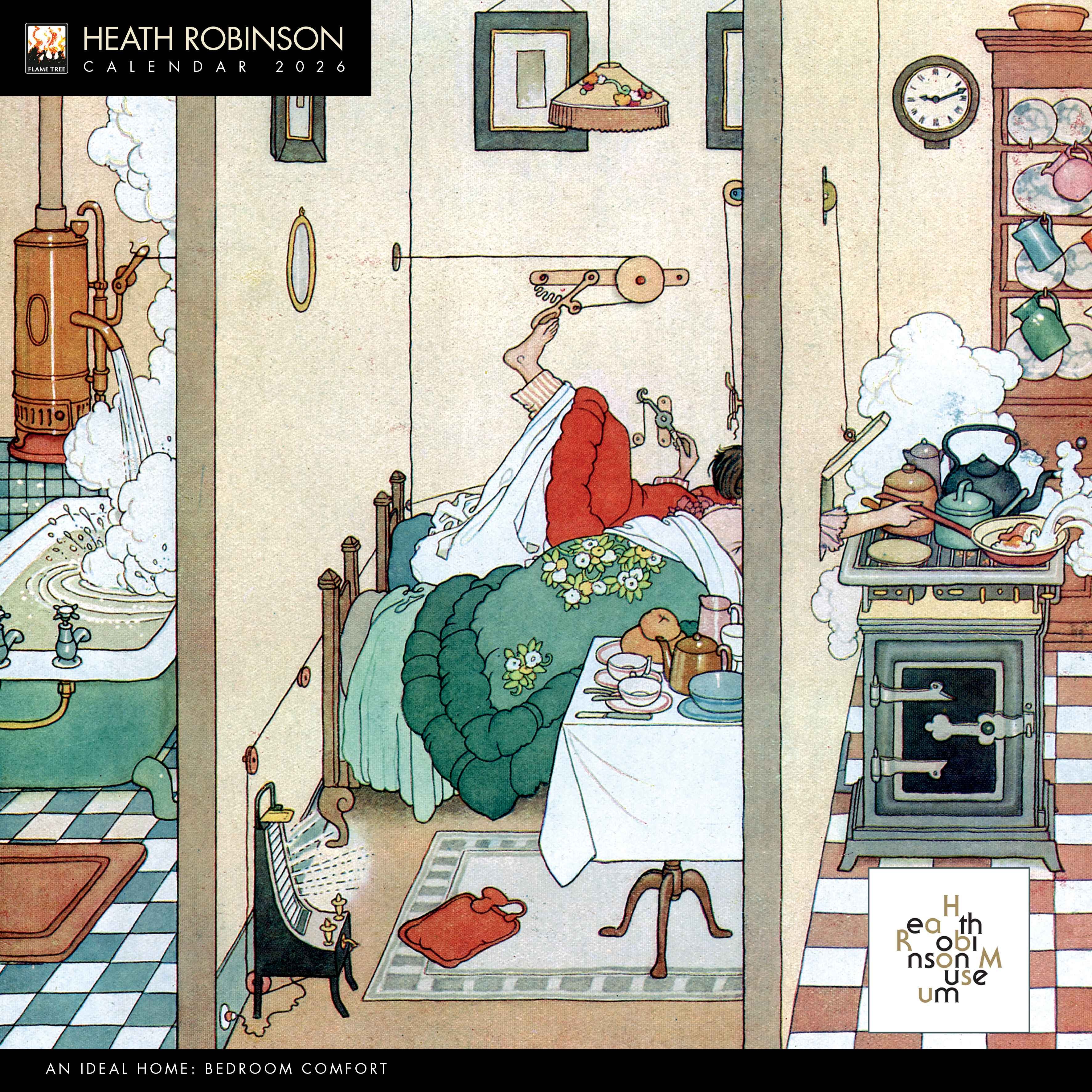 Kalender 2026 30x30 Heath Robinson