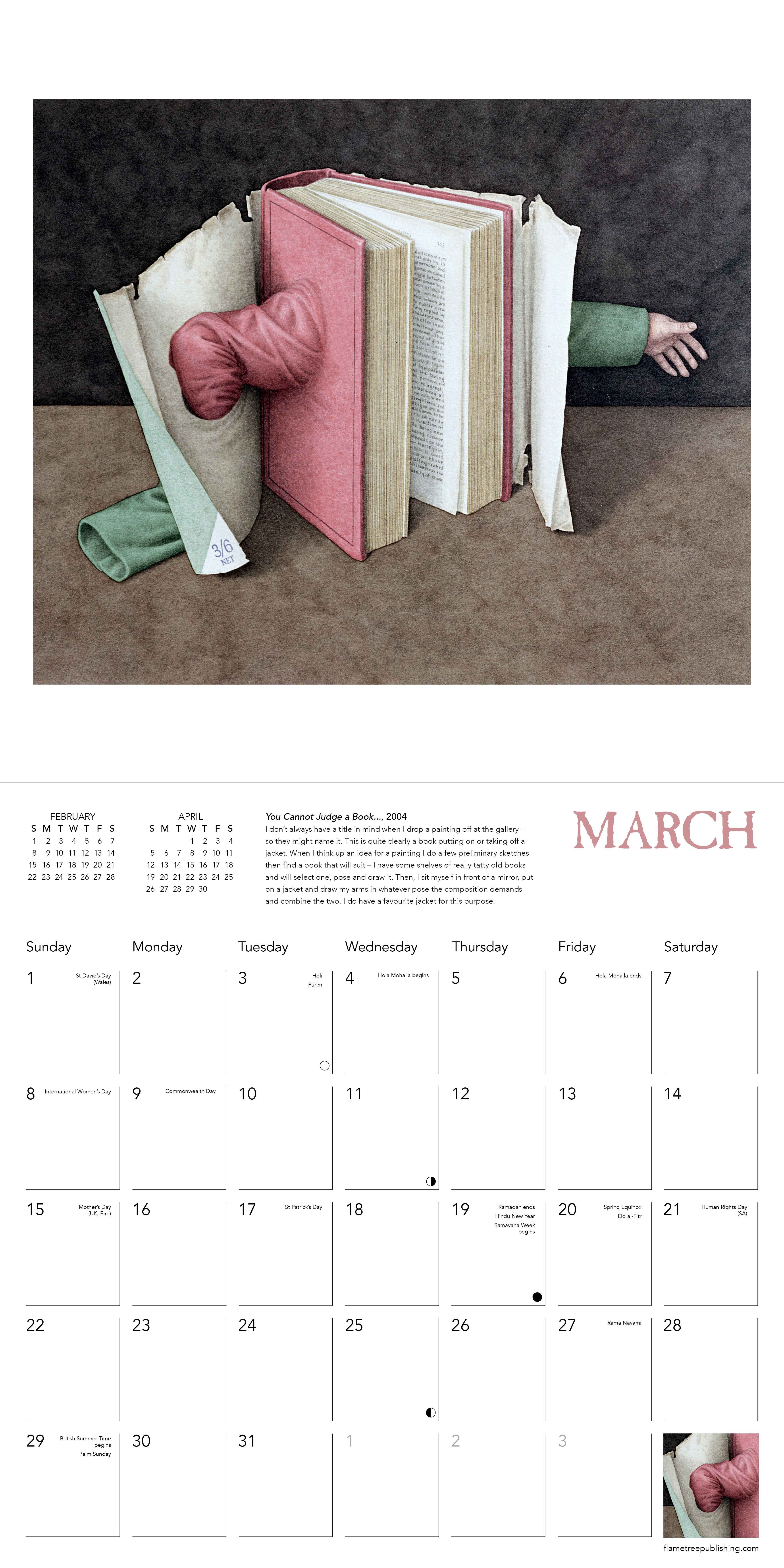 Kalender 2026 30x30 J Wolstenholme