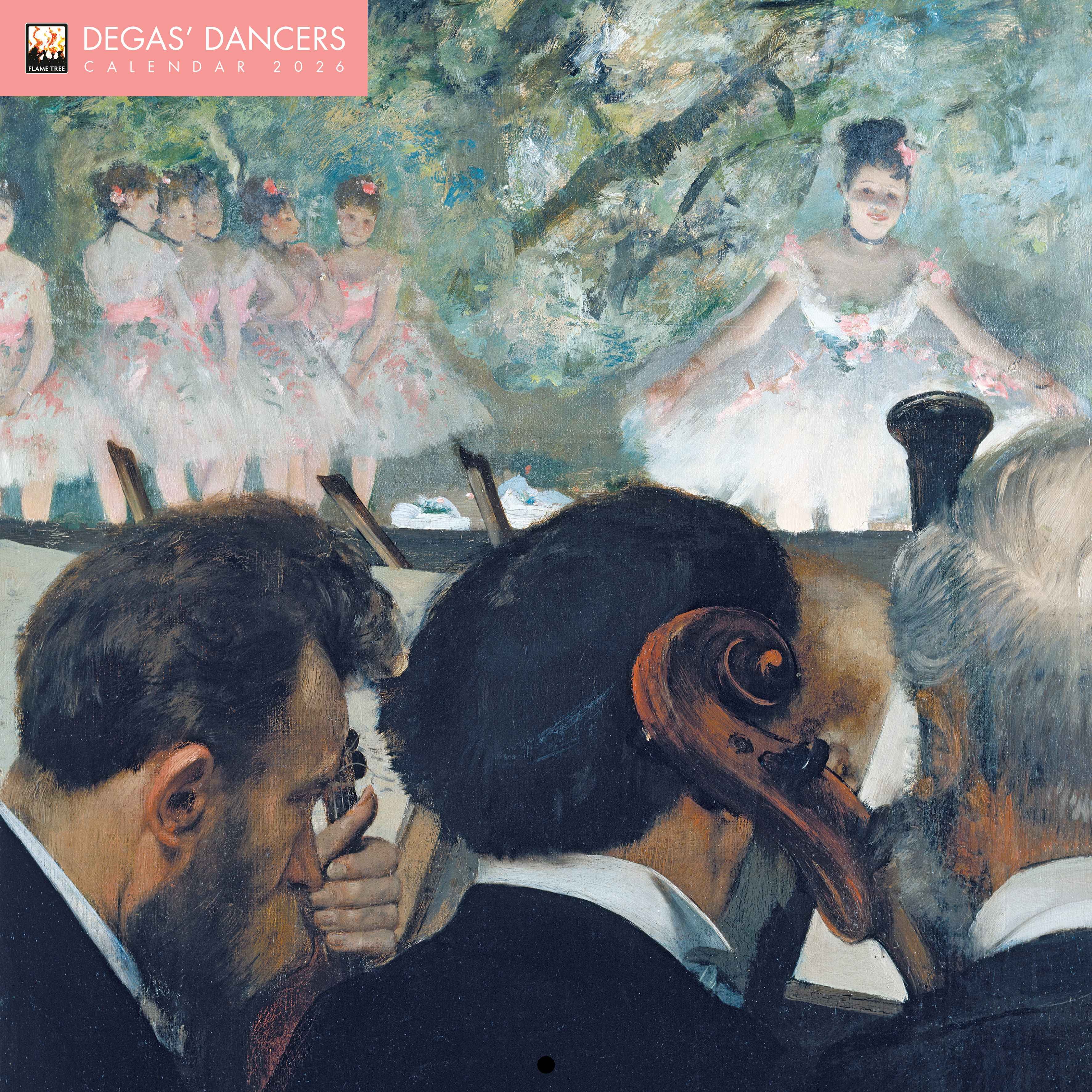 Kalender 2026 30x30 Degas Dancers