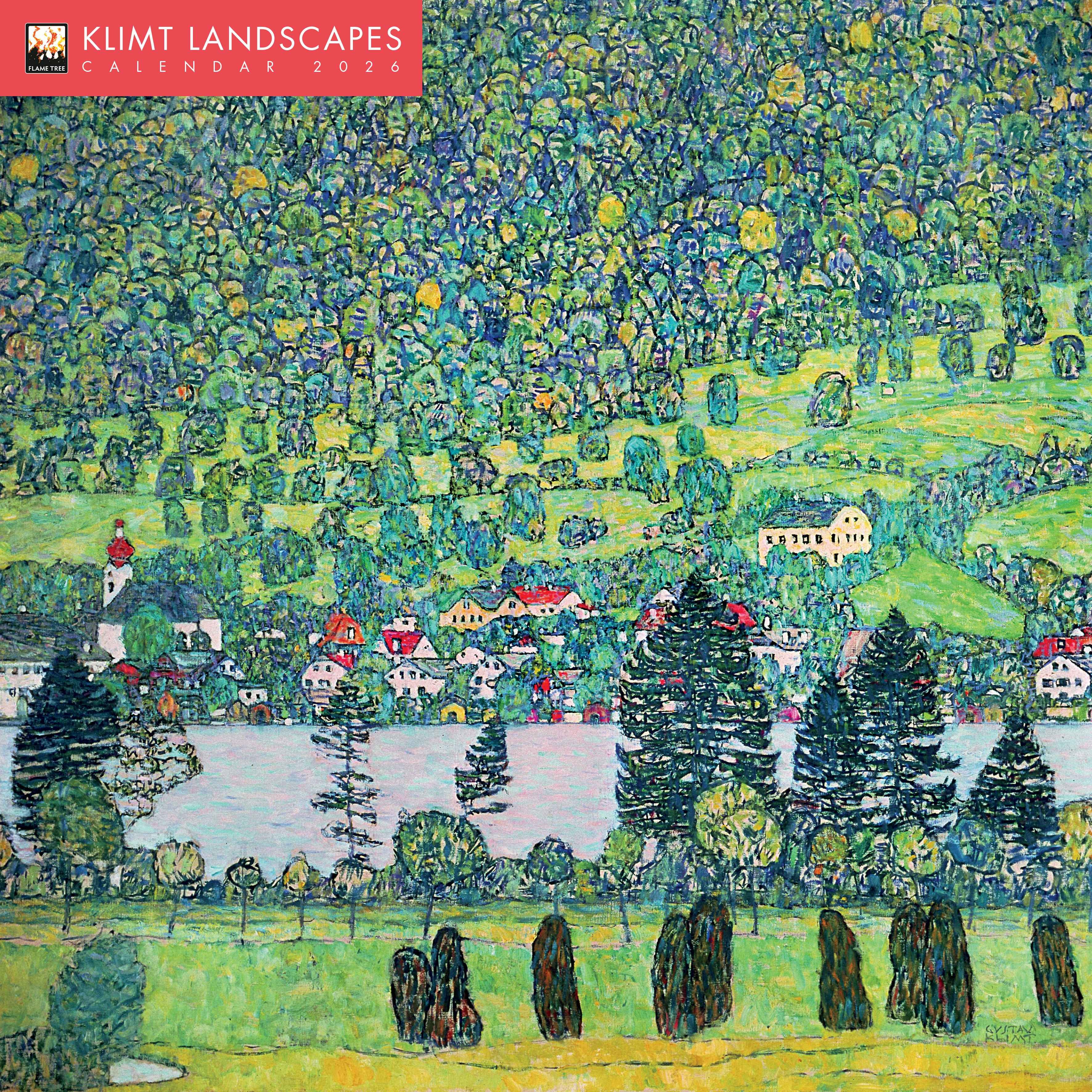 Kalender 2026 30x30 Klimt Landscapes