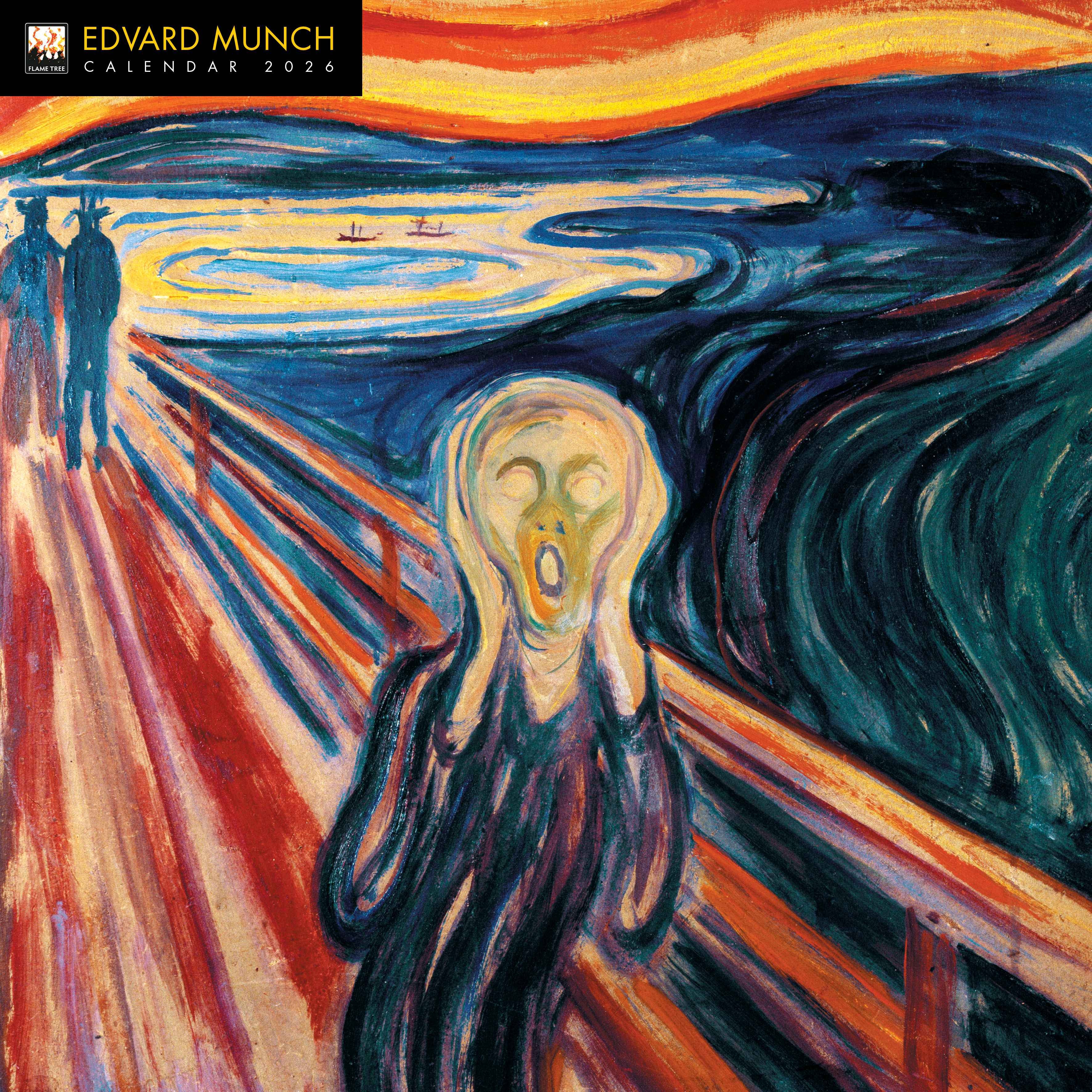 Kalender 2026 30x30 Edvard Munch