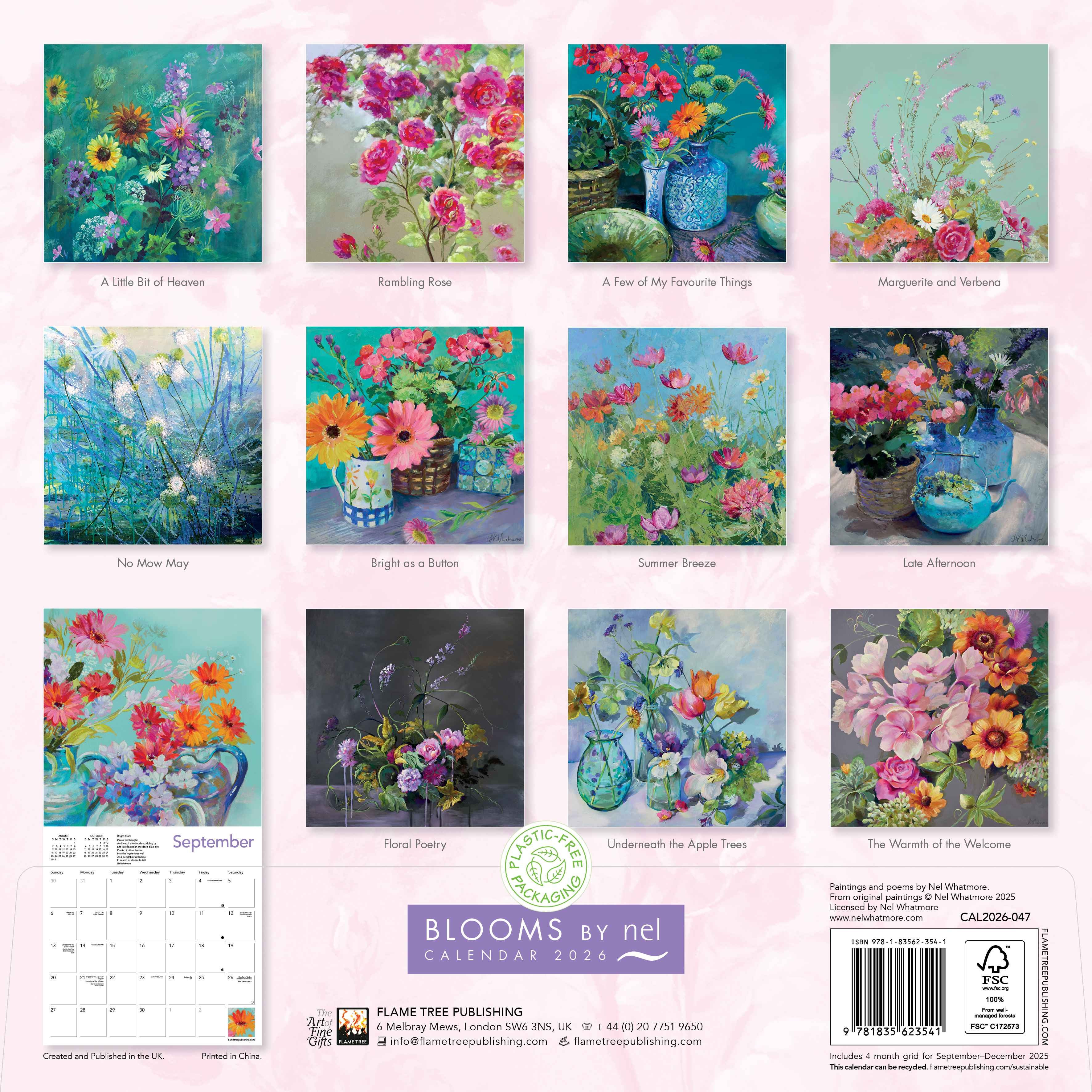 Kalender 2026 30x30 Blooms