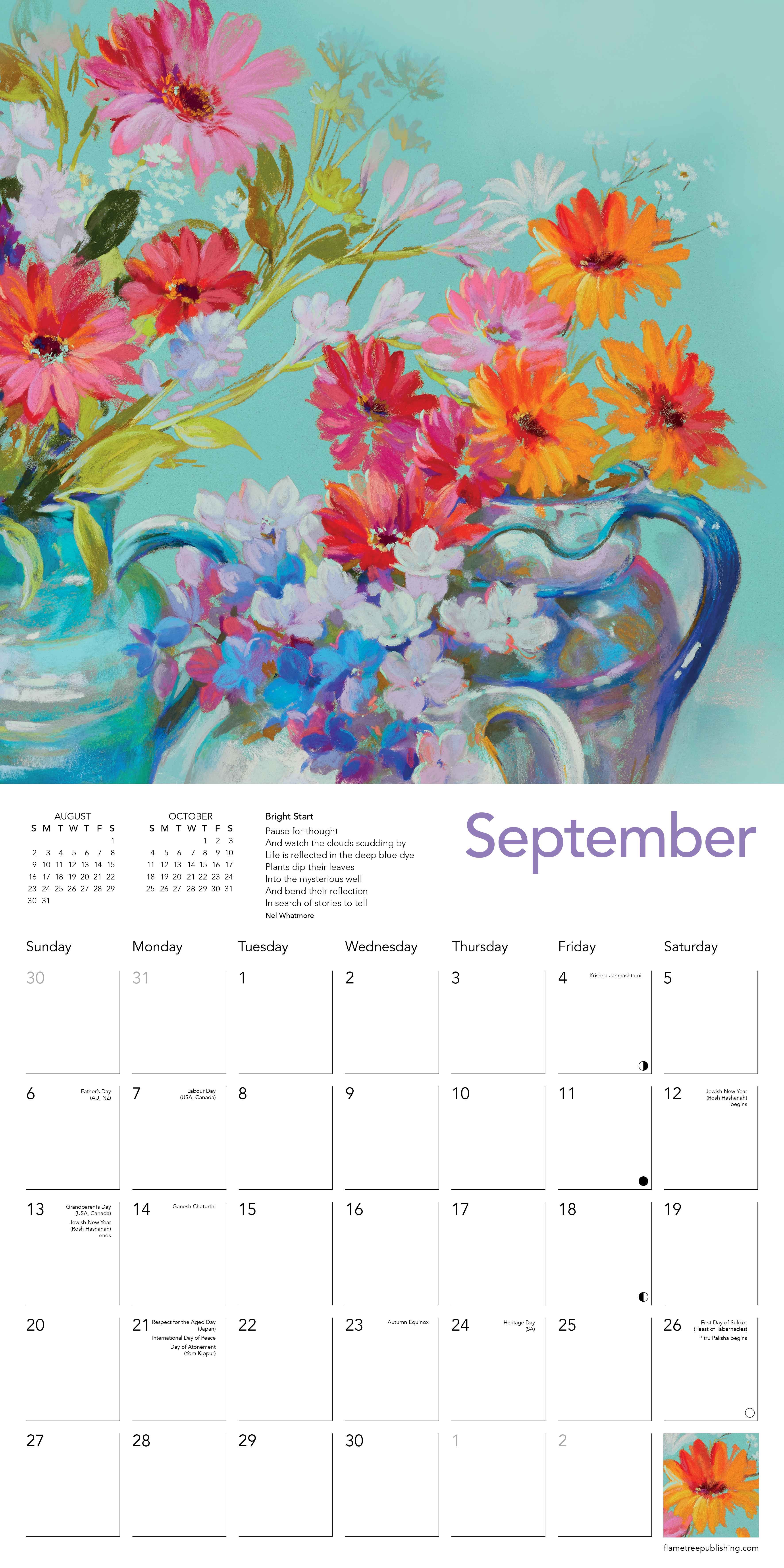 Kalender 2026 30x30 Blooms