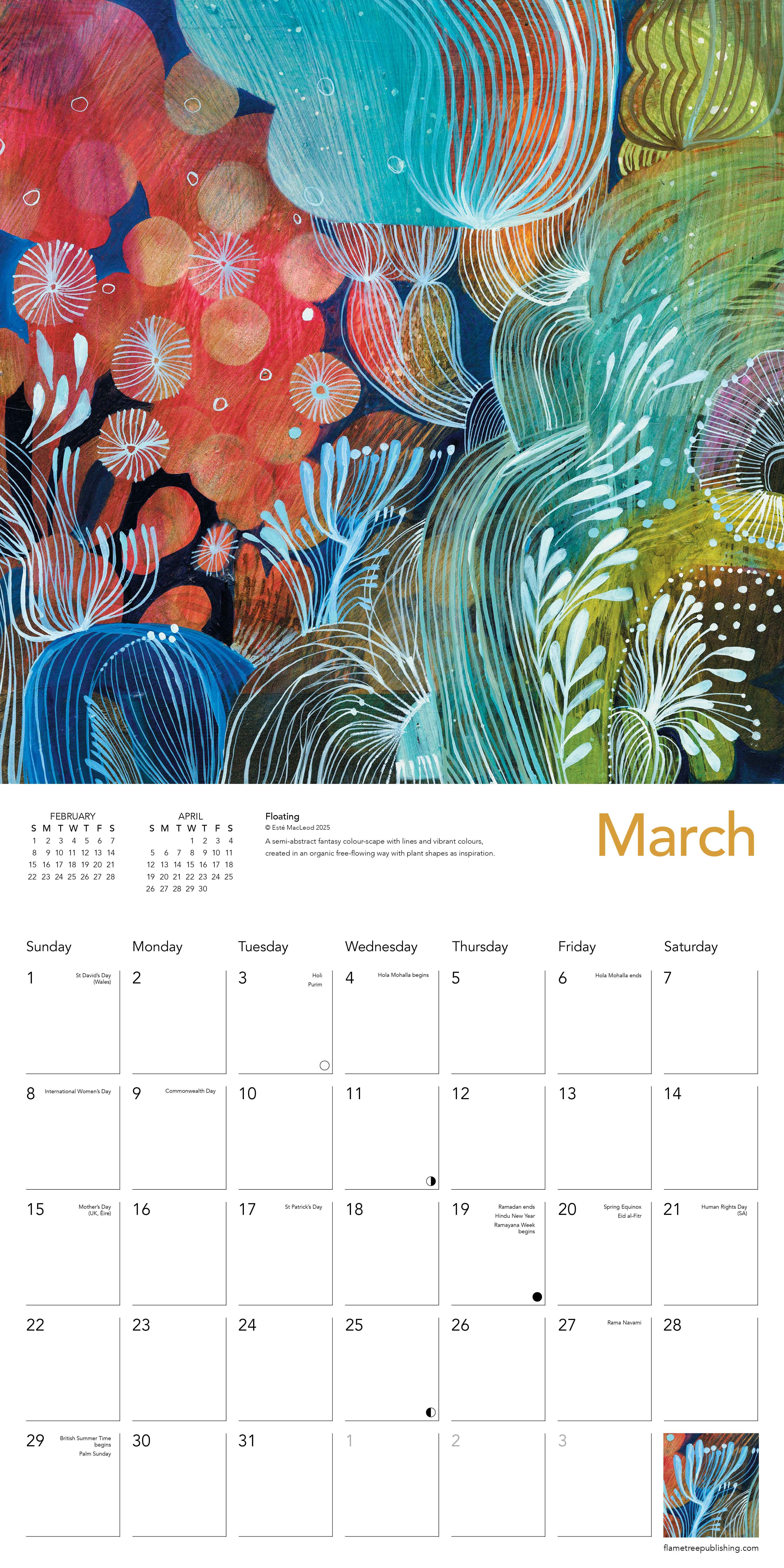 Kalender 2026 30x30 Este Macleod