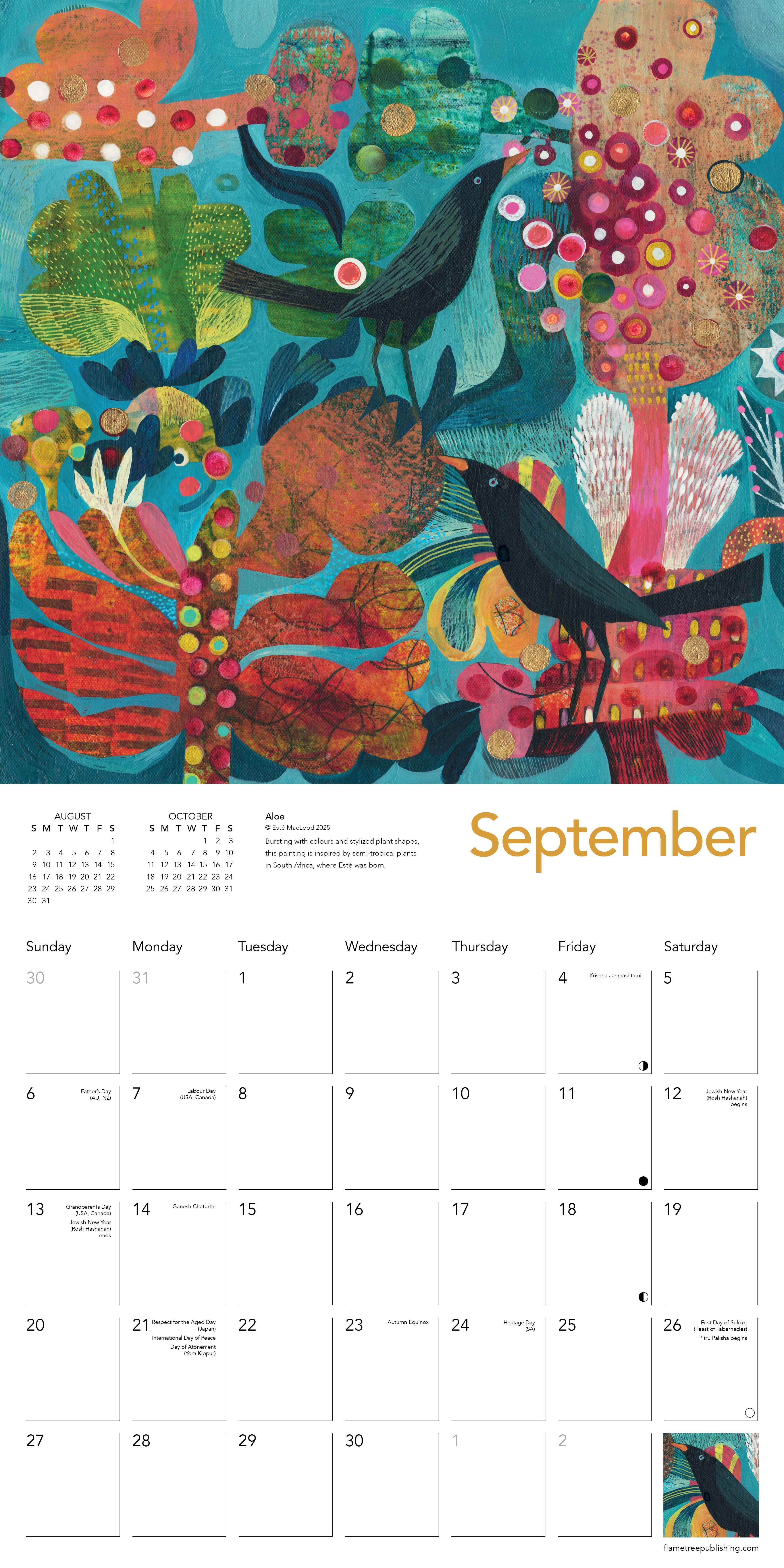 Kalender 2026 30x30 Este Macleod