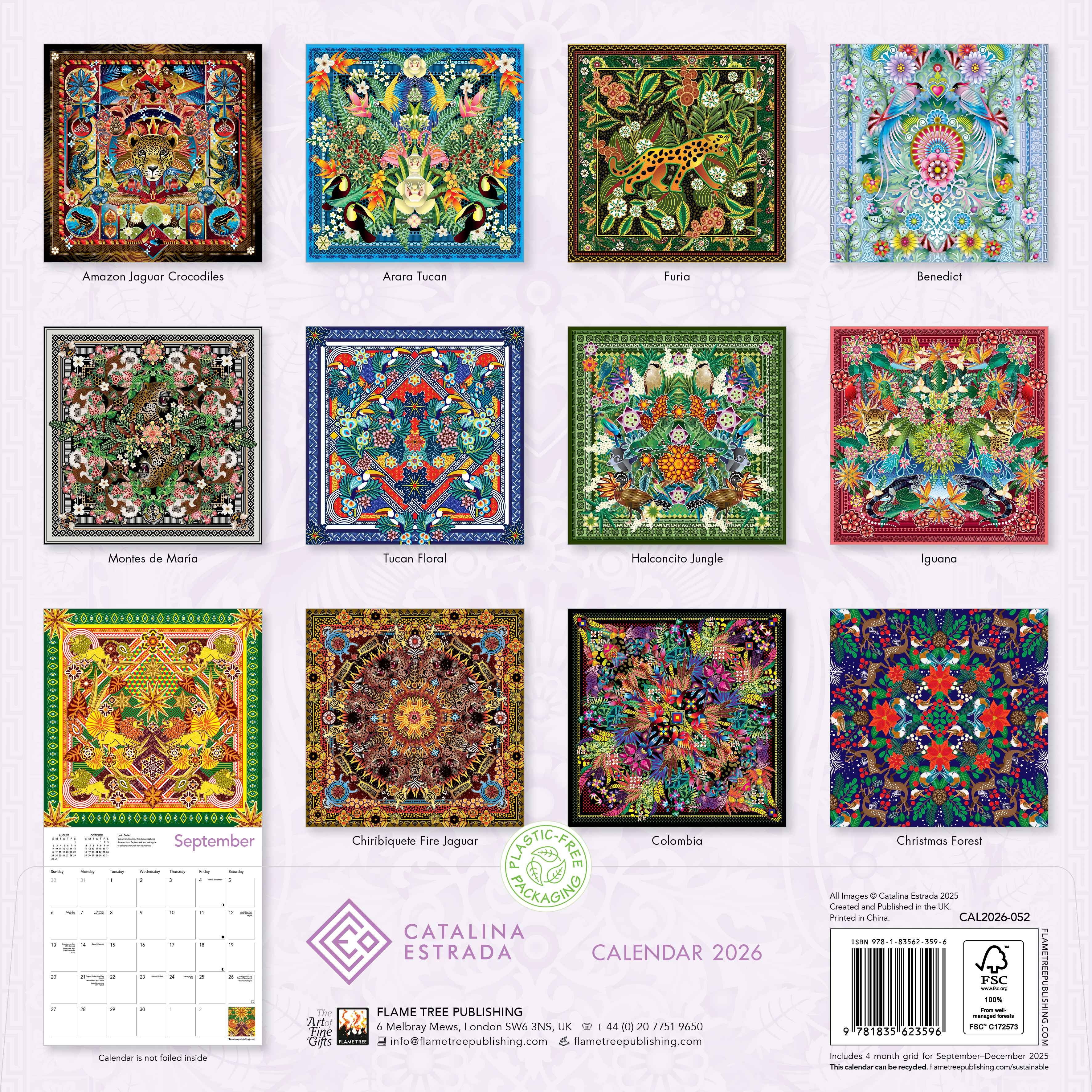 Kalender 2026 30x30 Catalina Estrada