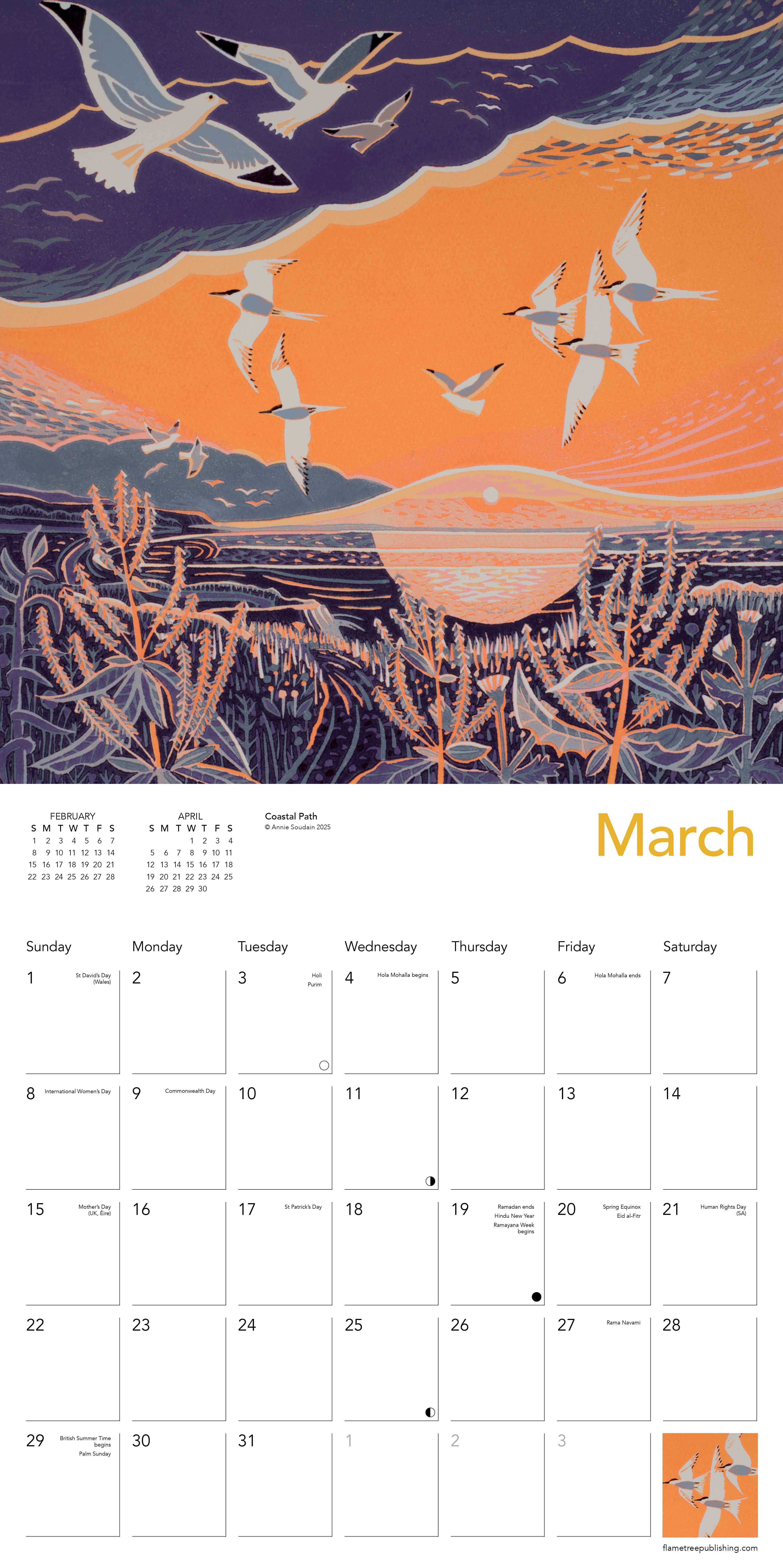 Kalender 2026 30x30 Annie Soudain