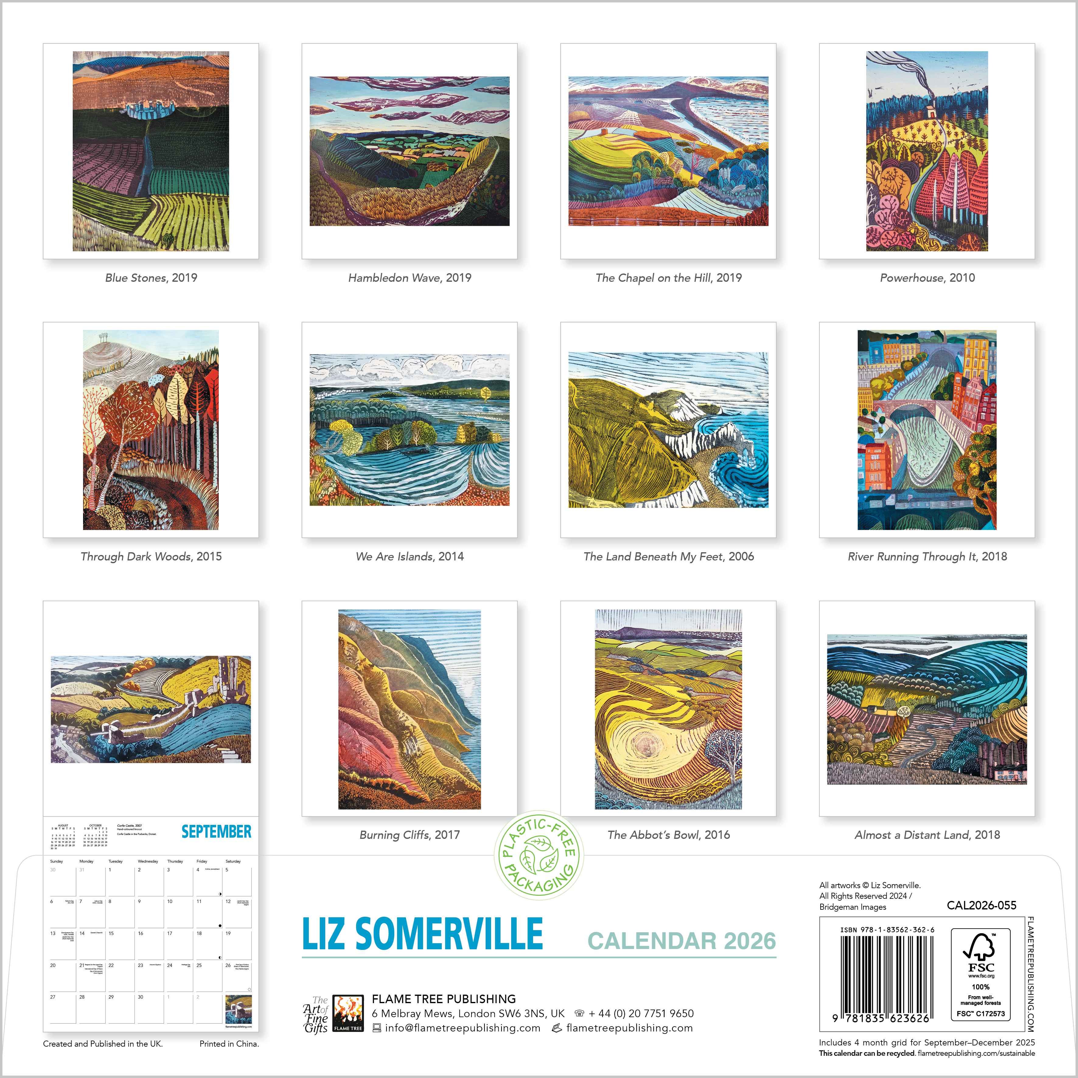 Kalender 2026 30x30 Liz Somerville