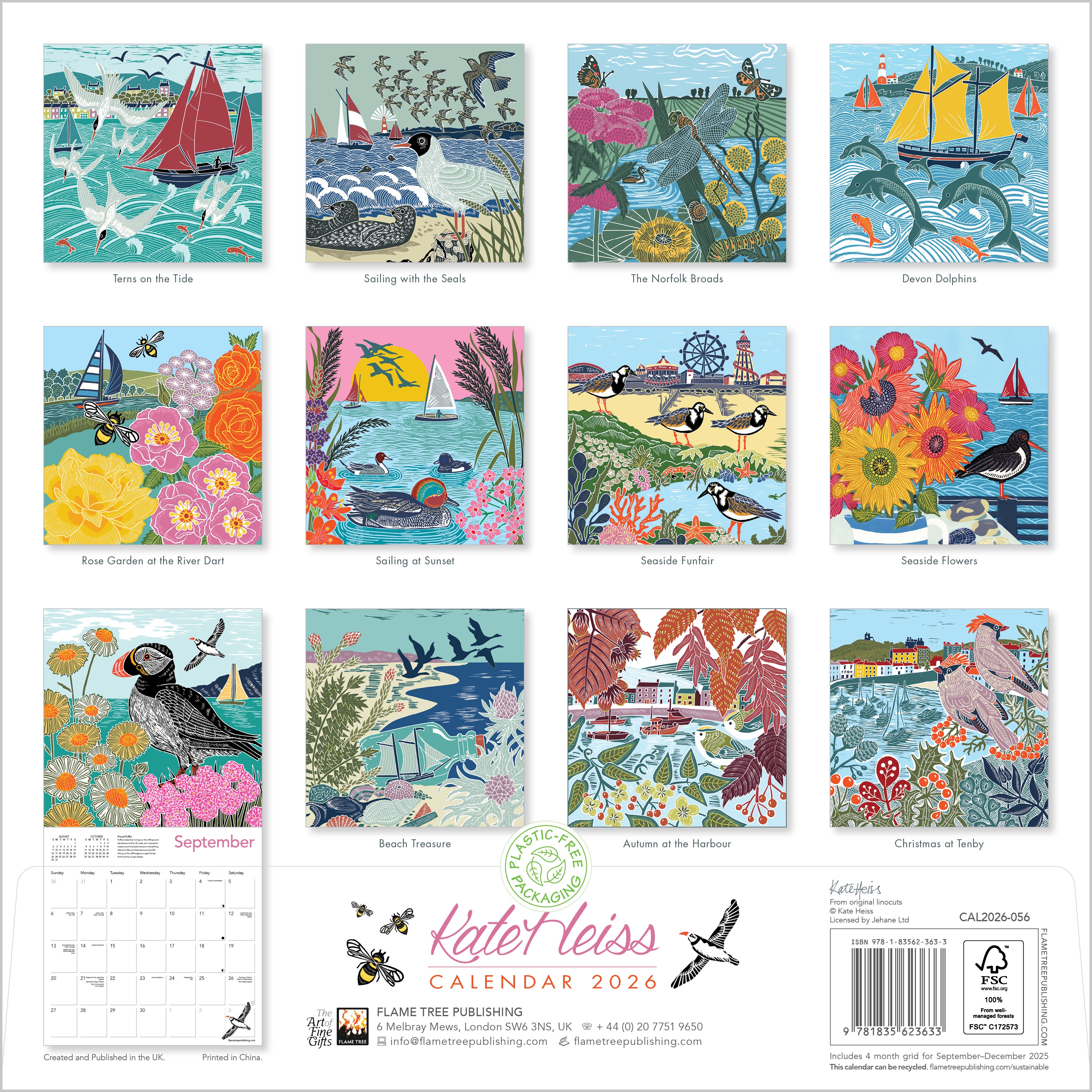 Kalender 2026 Kate Heiss 30x30cm