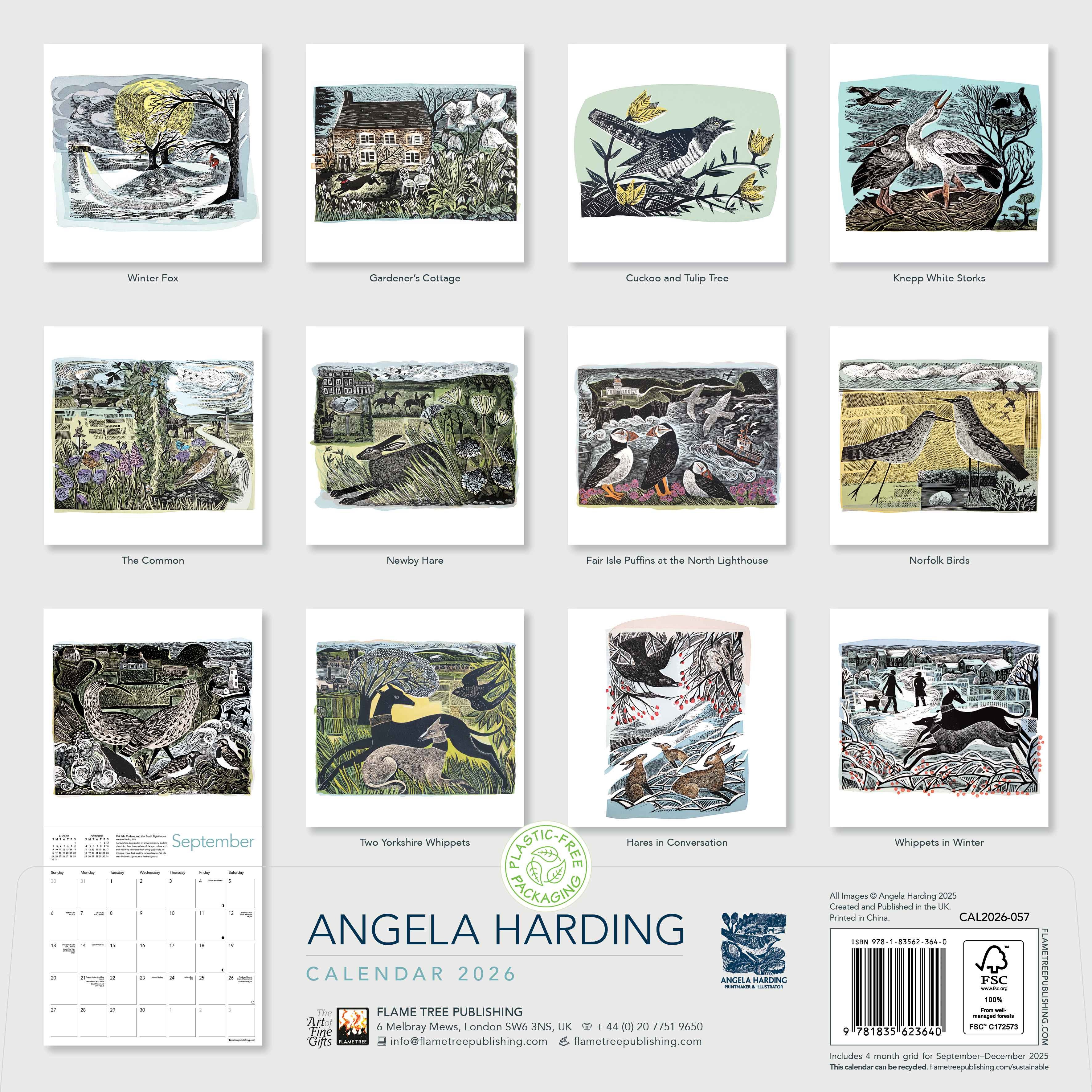 Kalender 2026 30x30 Angela Harding