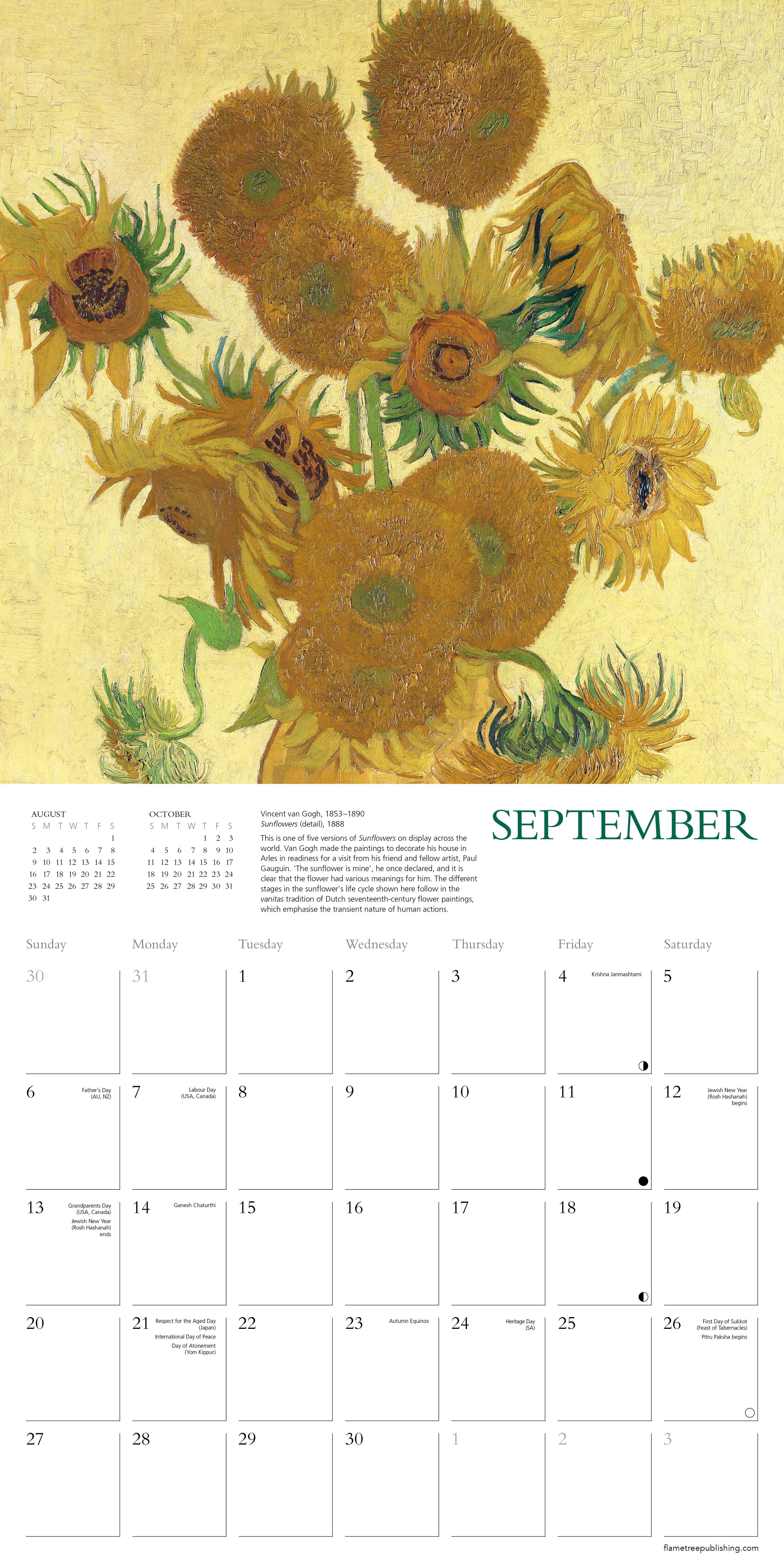 Kalender 2026 30x30 The National Gallery