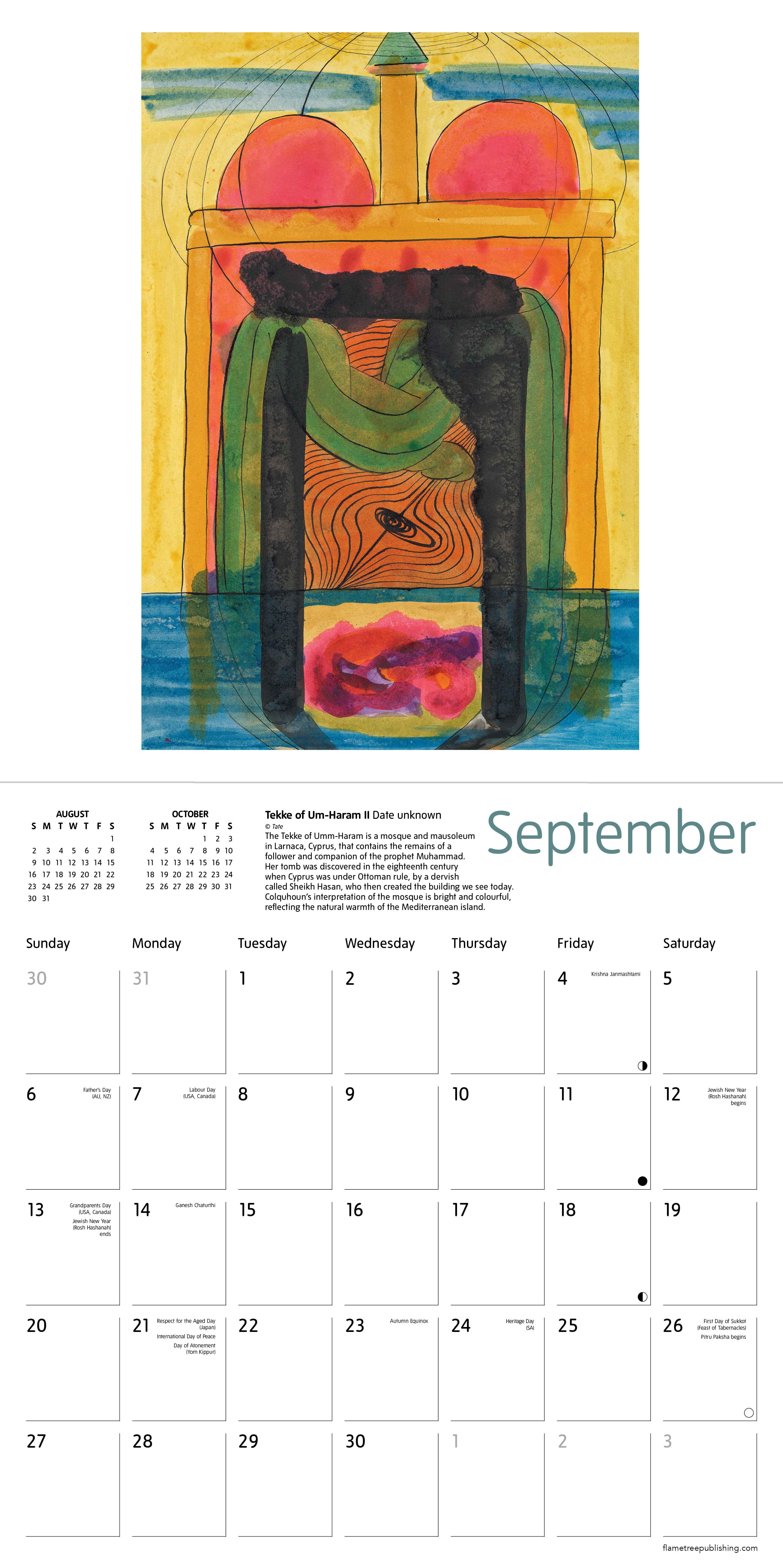 Kalender 2026 30x30 Ithell Colquhoun