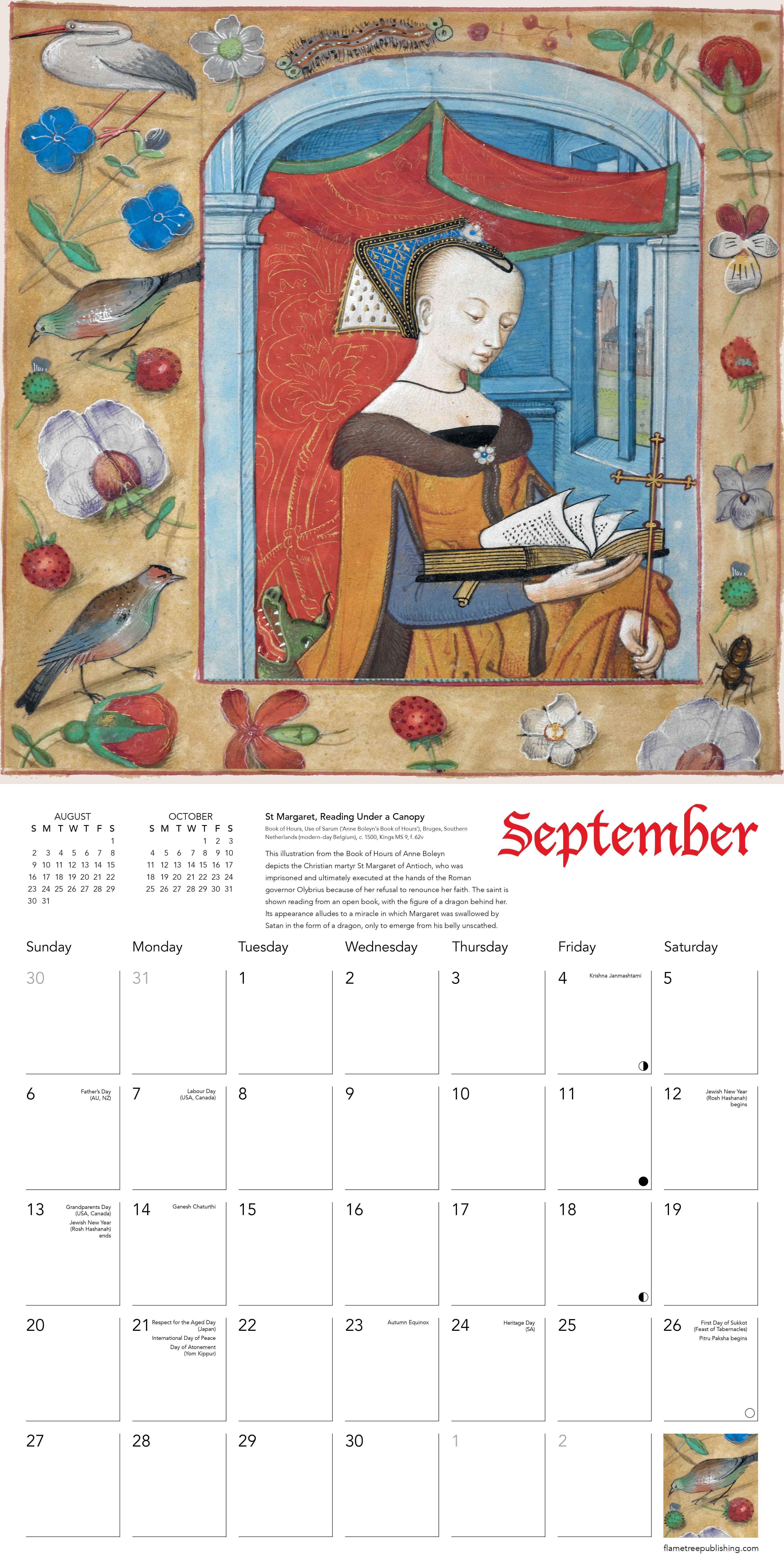 Kalender 2026 30x30 Medieval Manuscripts