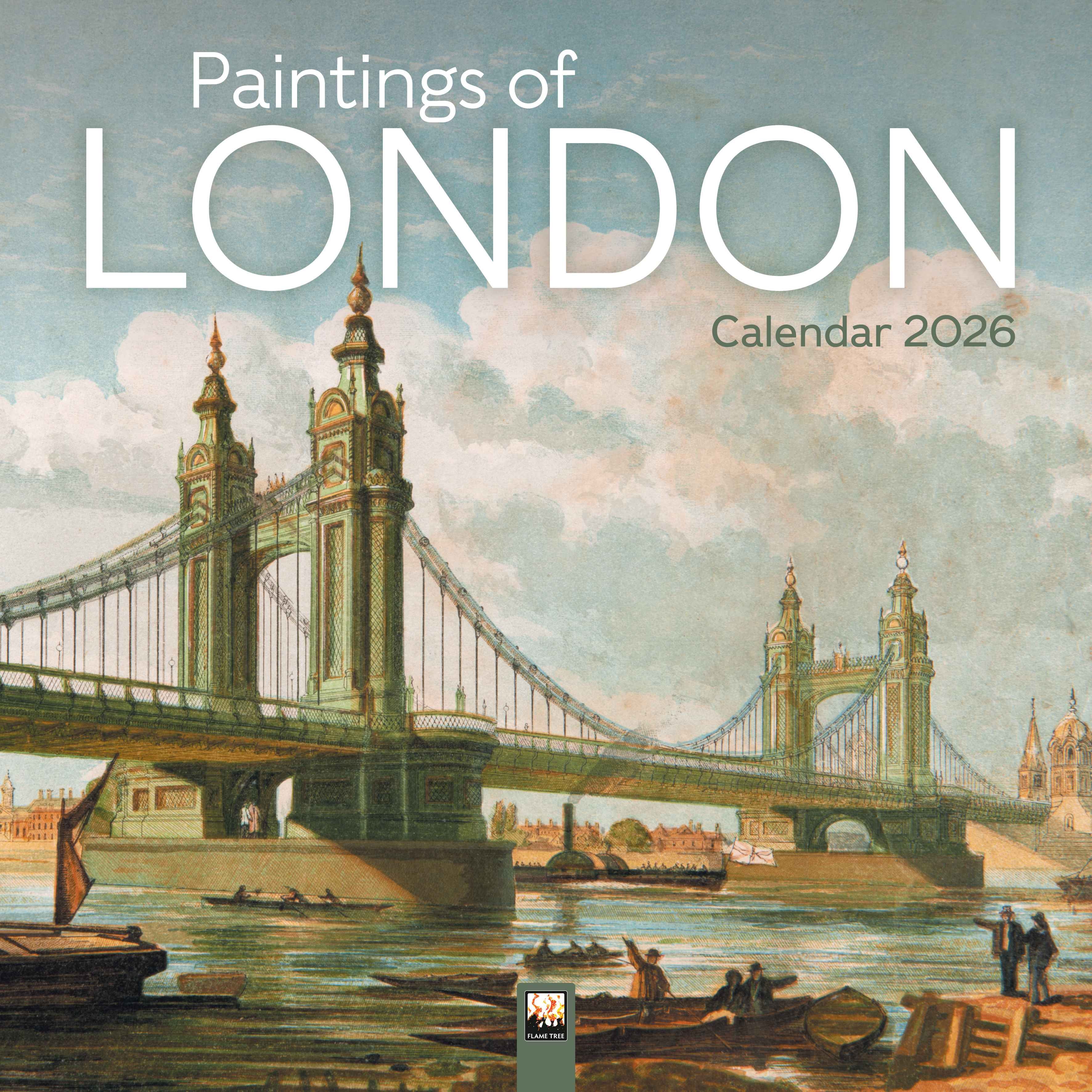 Kalender 2026 30x30 Paintings of London