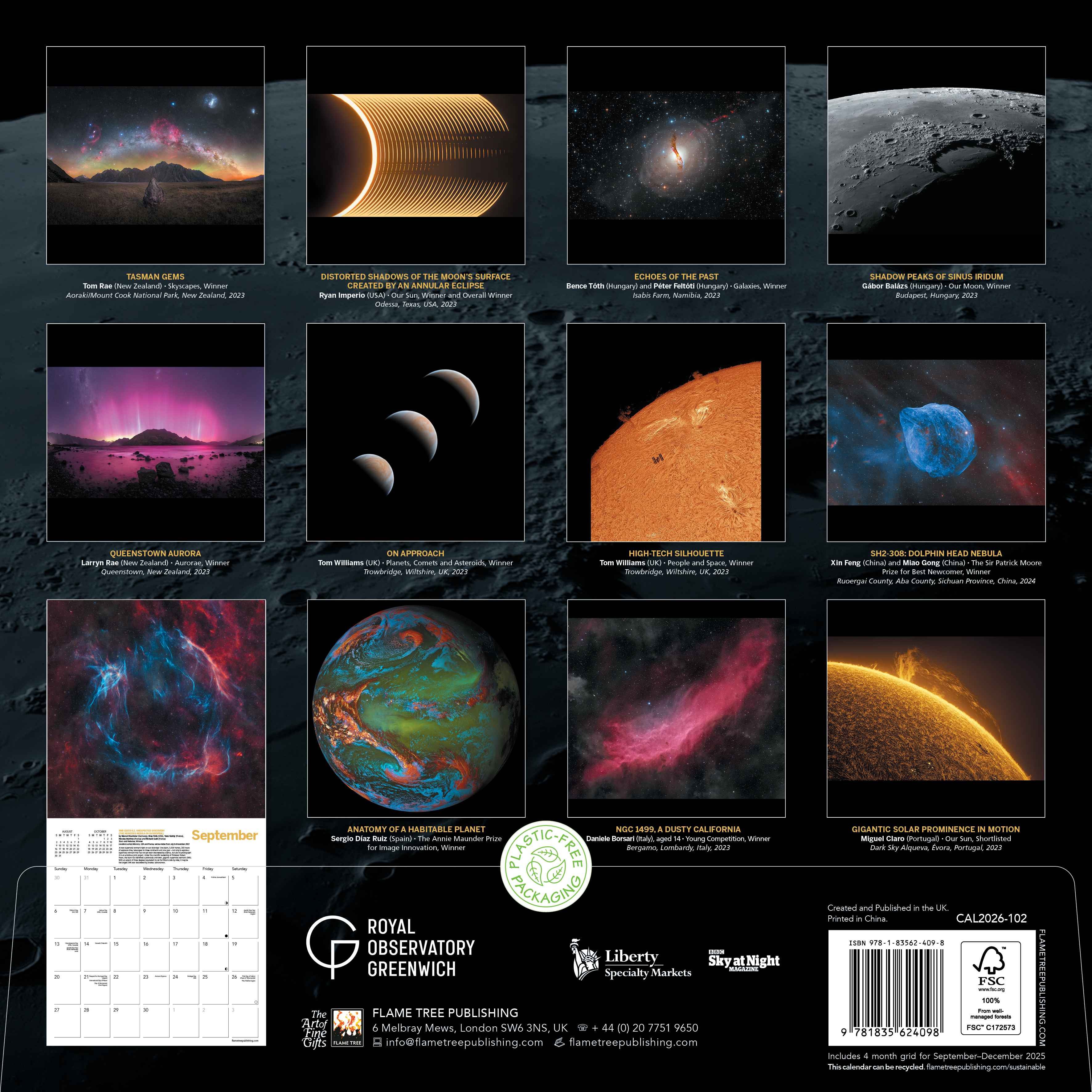 Kalender 2026 30x30 Astronomy Photo