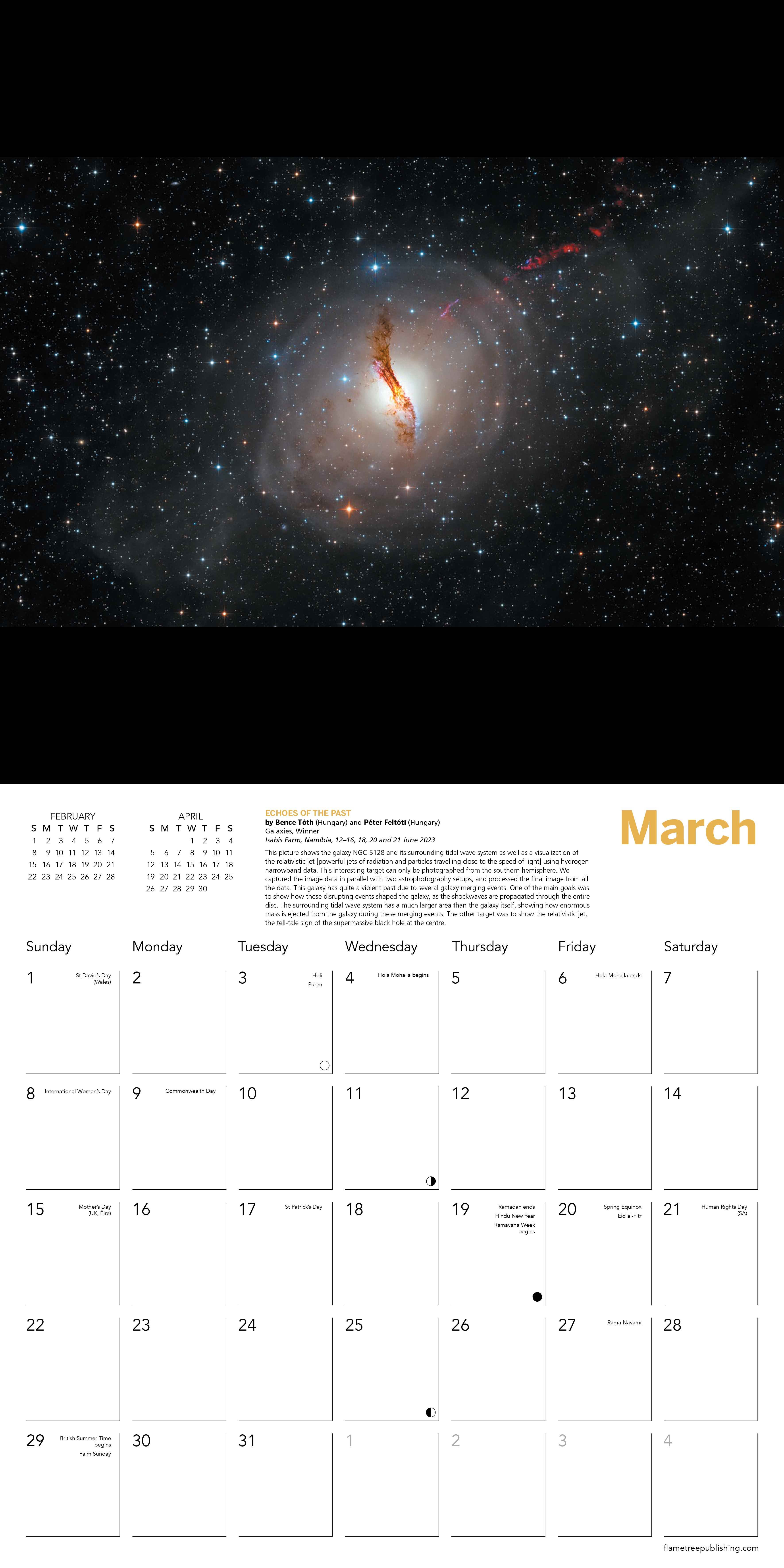 Kalender 2026 30x30 Astronomy Photo