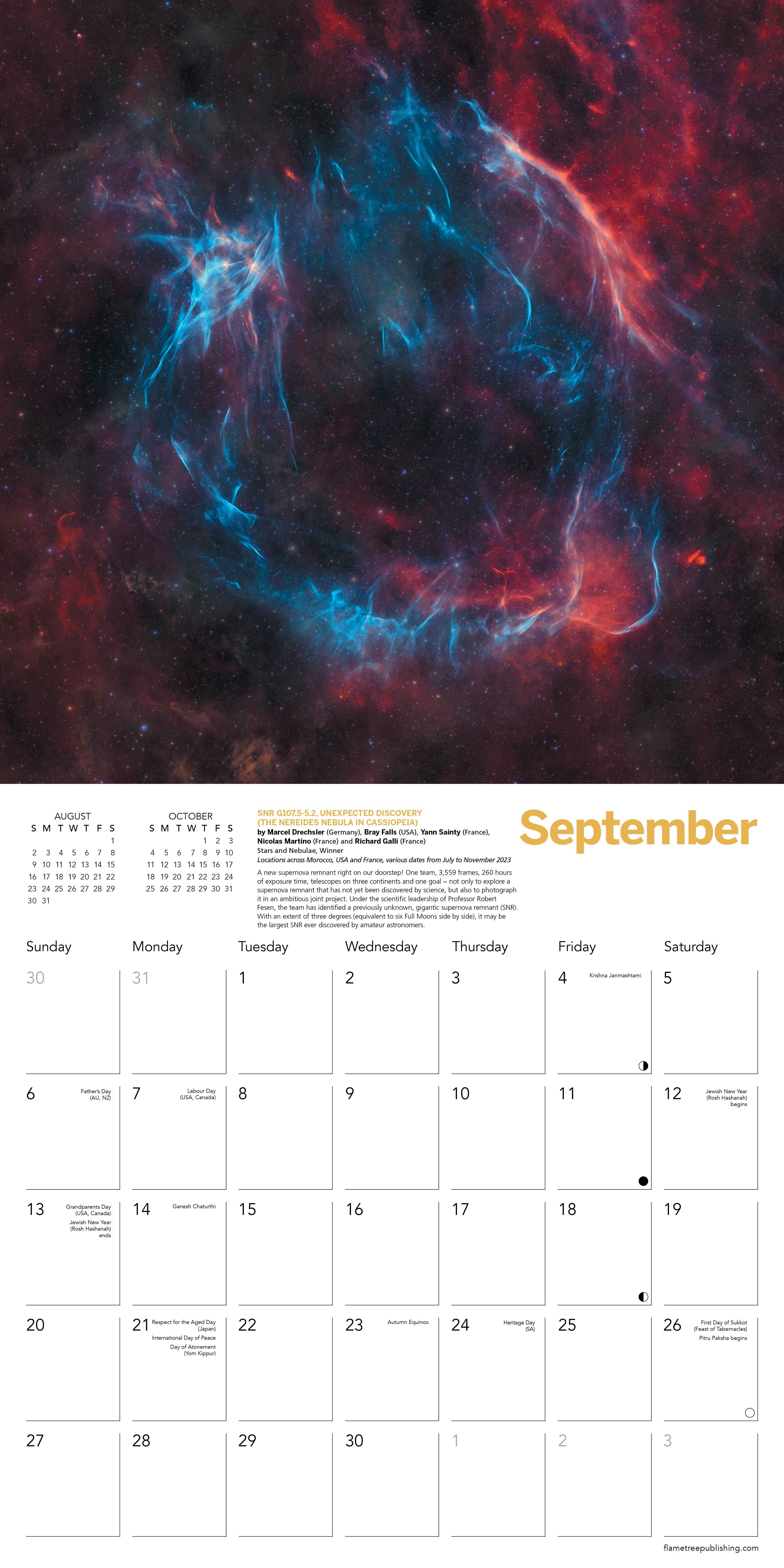 Kalender 2026 30x30 Astronomy Photo