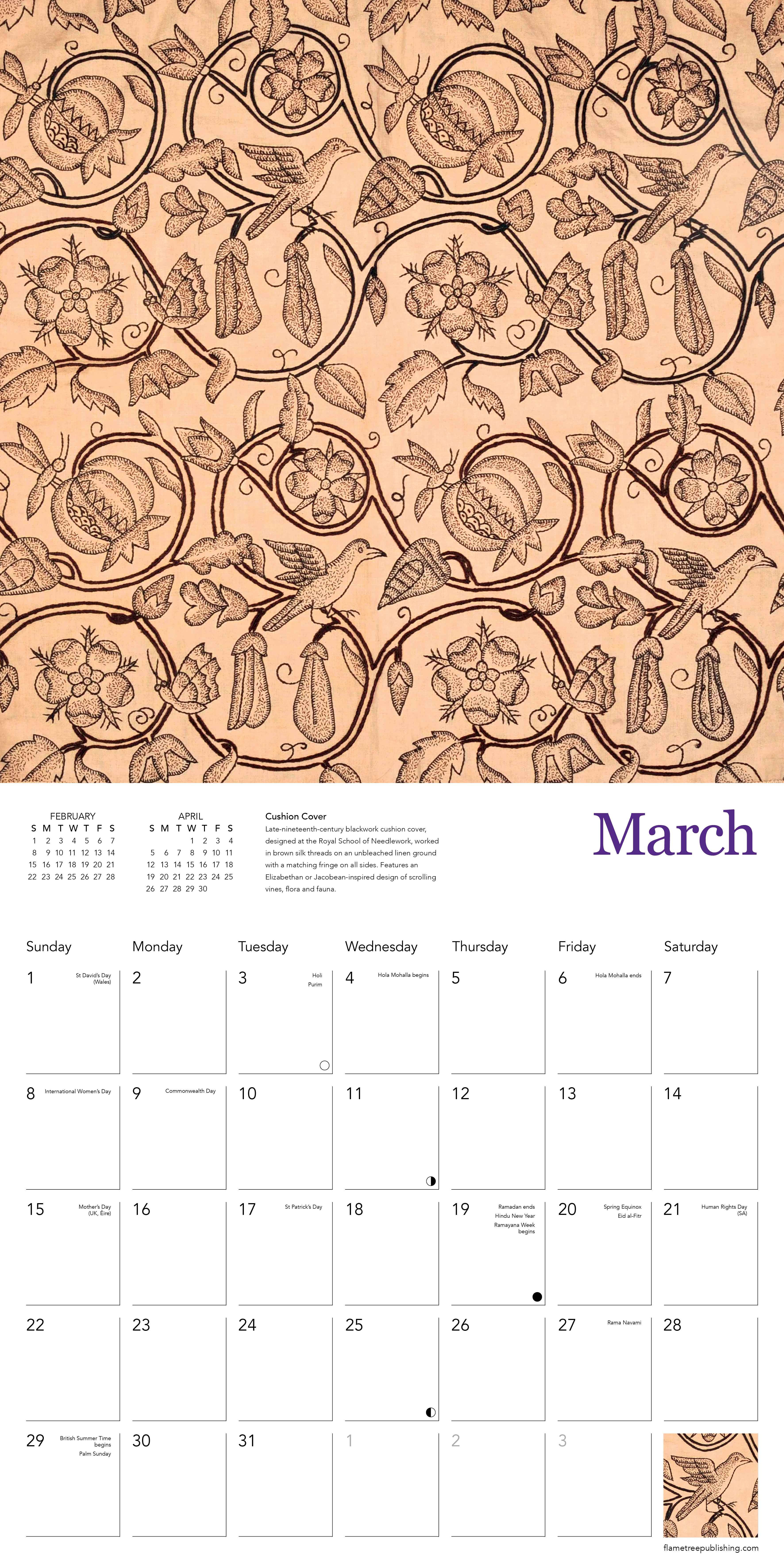 Kalender 2026 30x30 Needlework