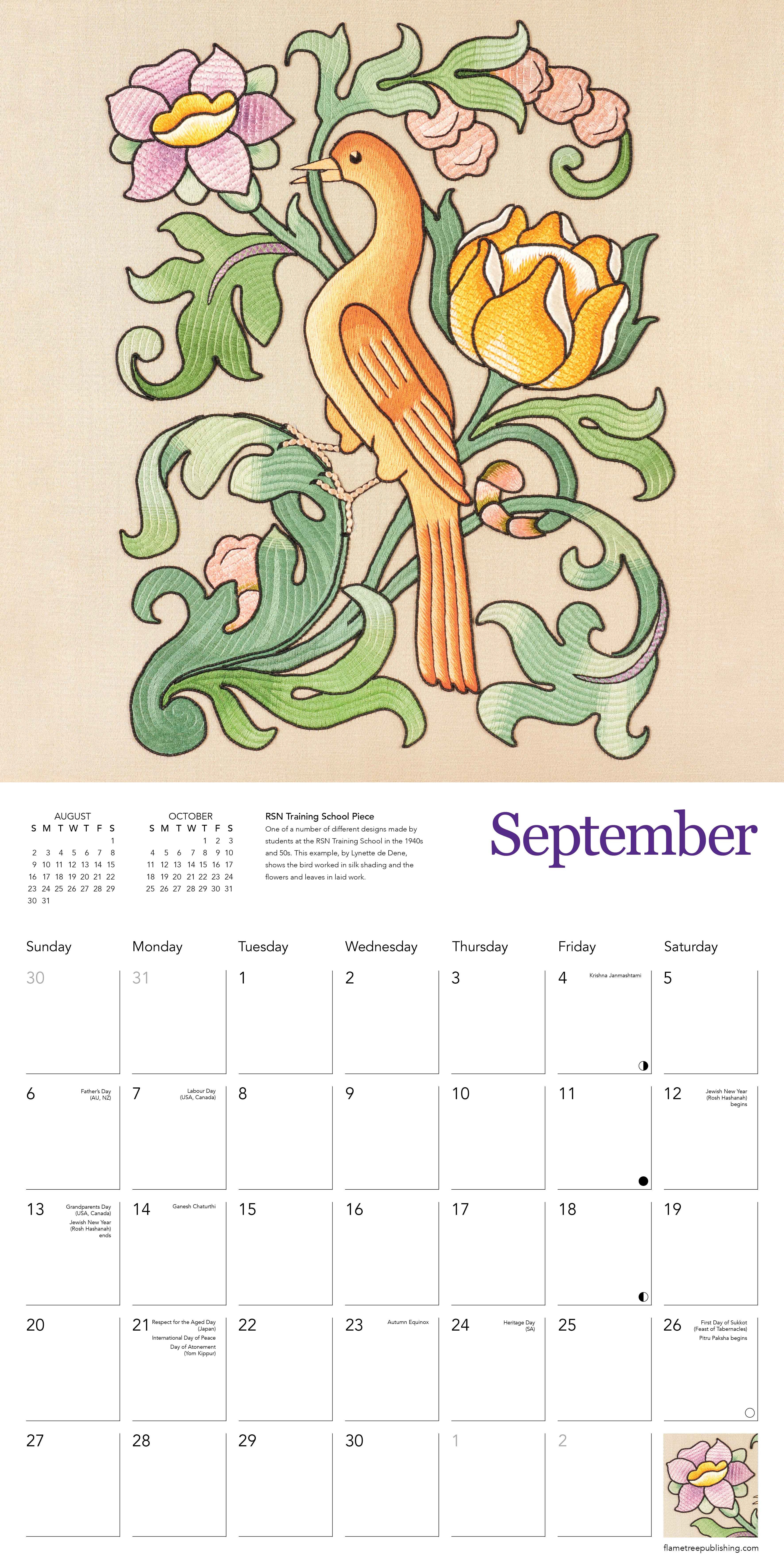 Kalender 2026 30x30 Needlework