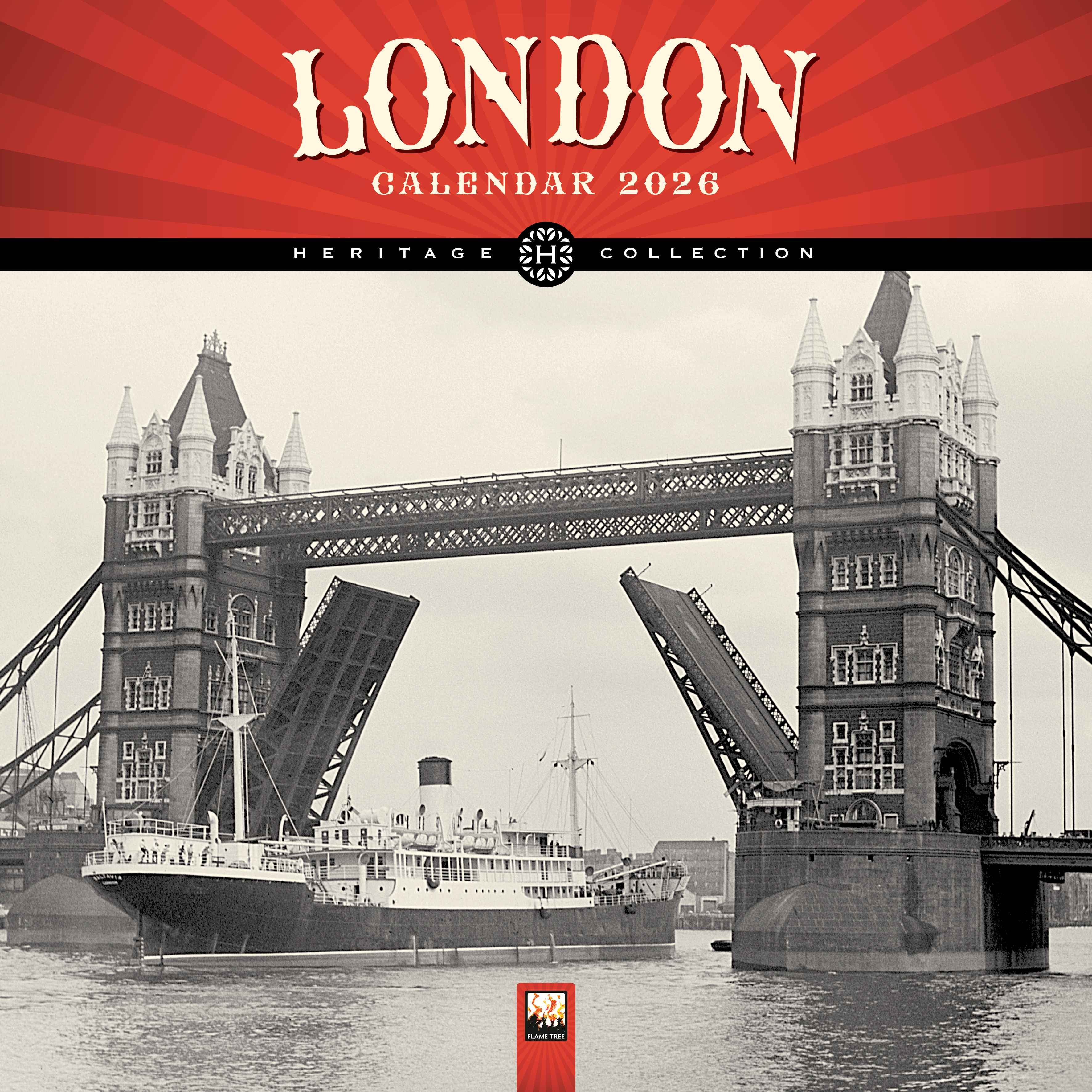 Kalender 2026 30x30 London Heritage