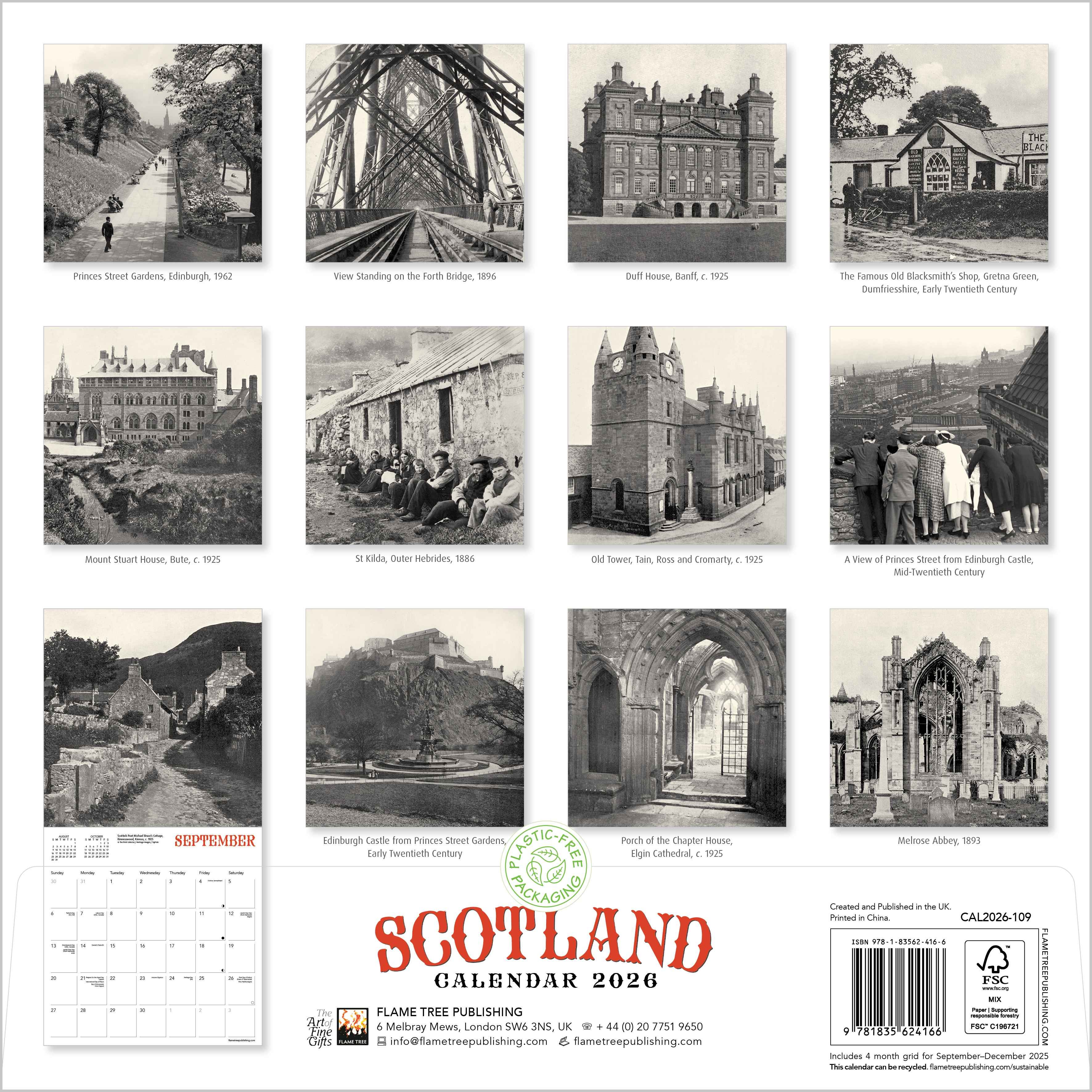 Kalender 2026 30x30 Scotland Heritage