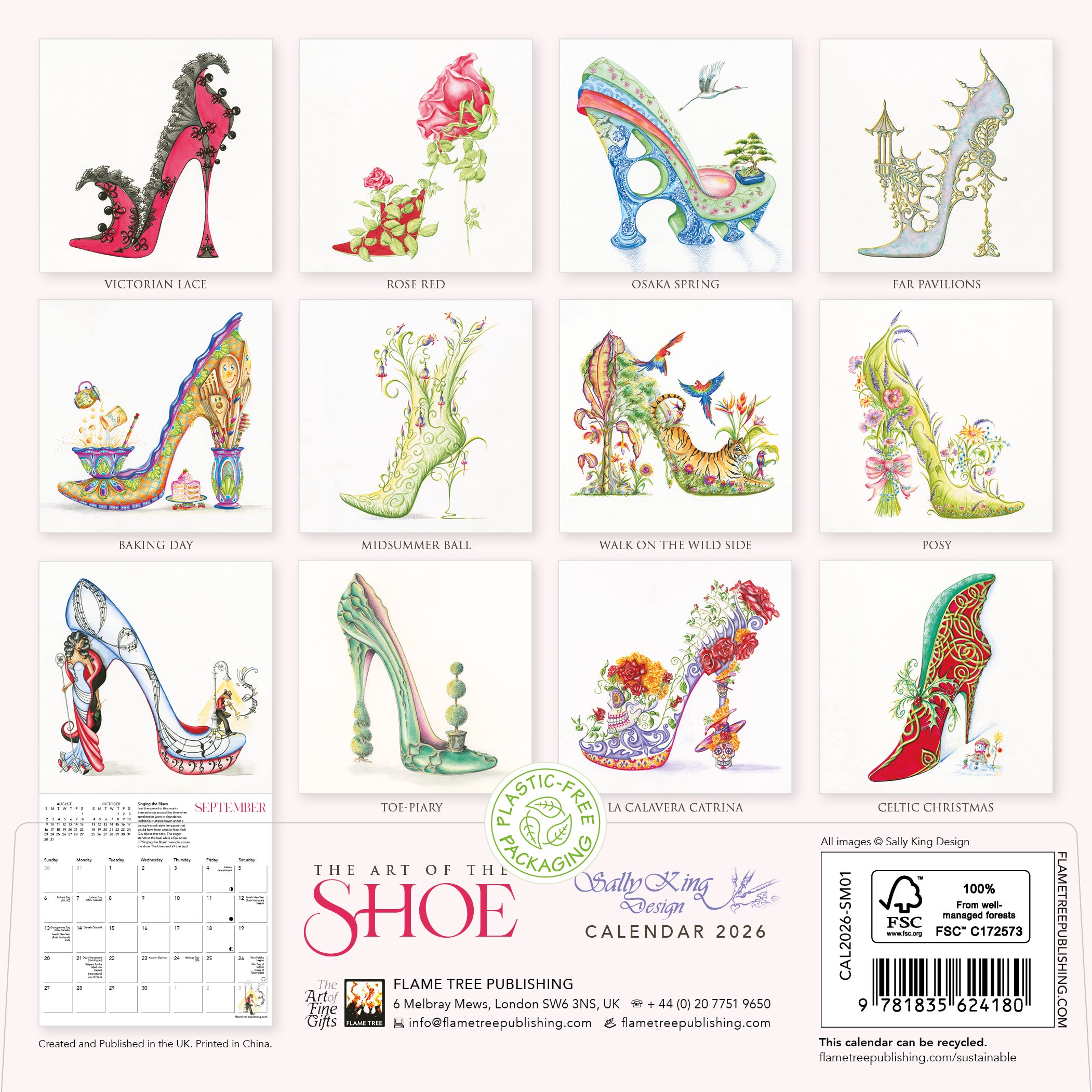 Kalender 2026 18x18 The Art of the Shoe