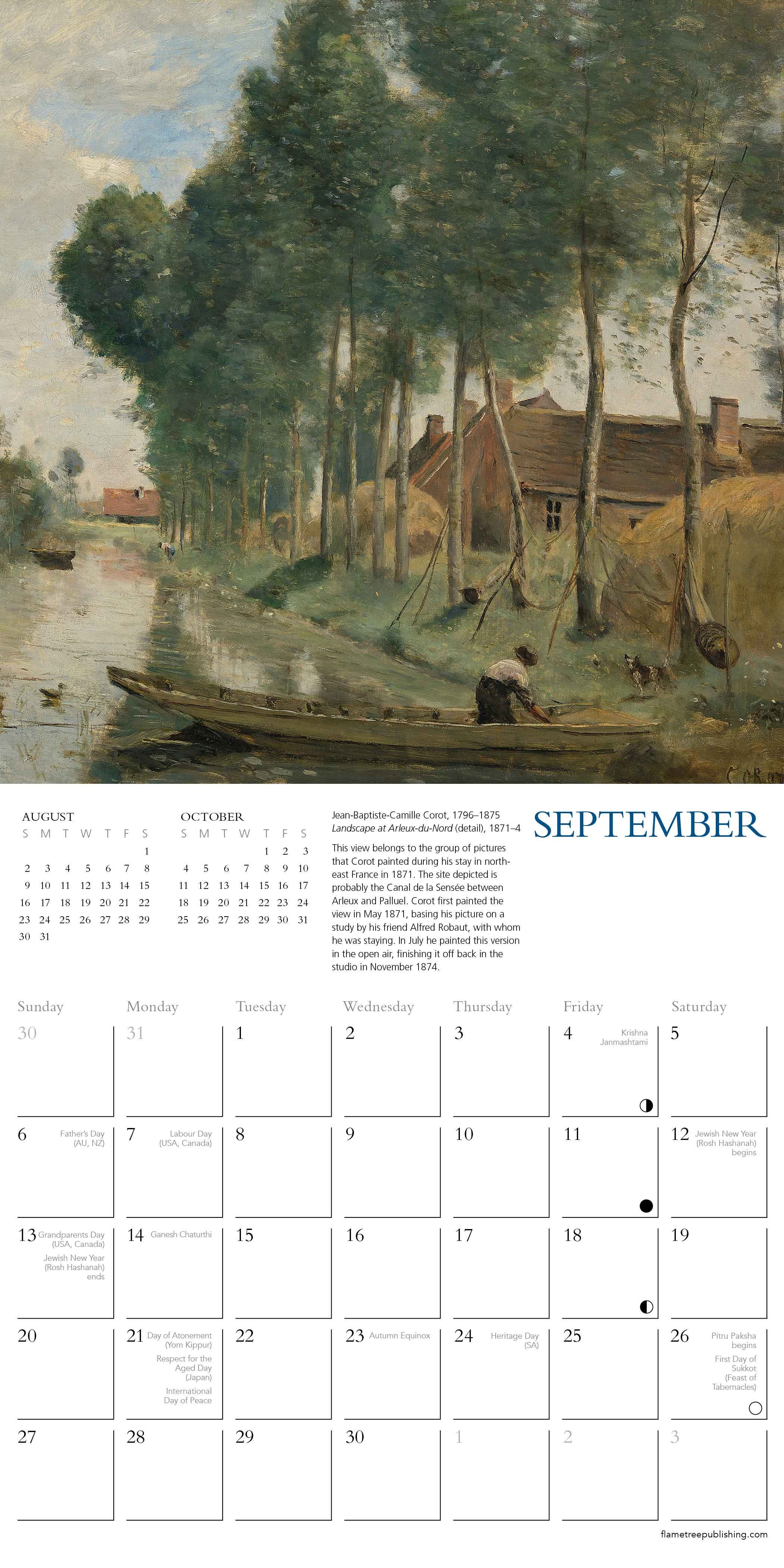 Kalender 2026 18x18 The National Gallery