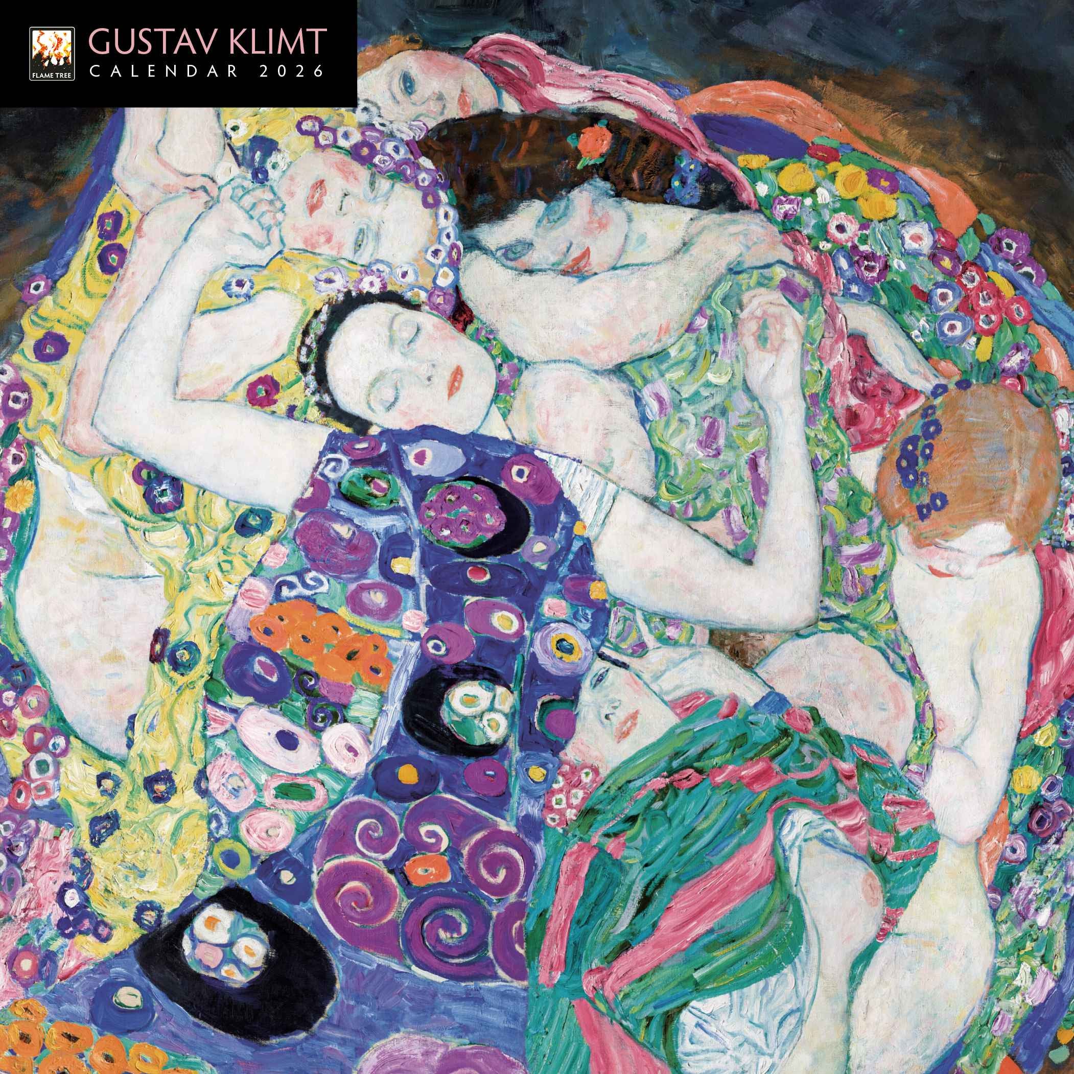 Kalender 2026 18x18 Gustav Klimt