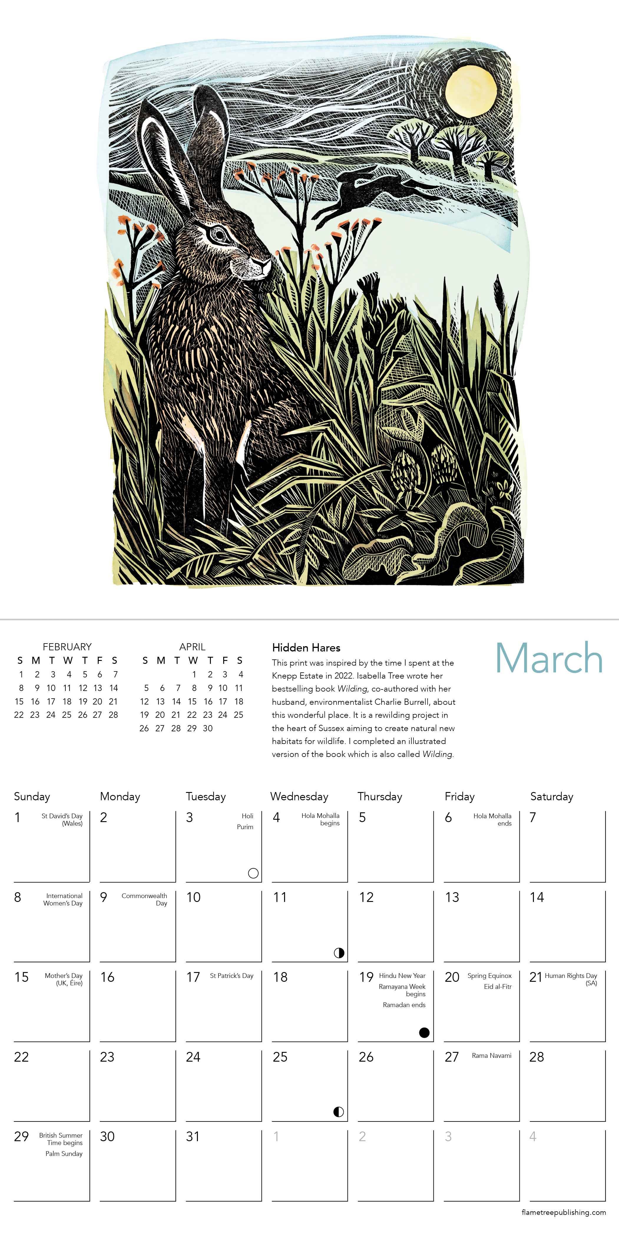 Kalender 2026 18x18 Angela Harding