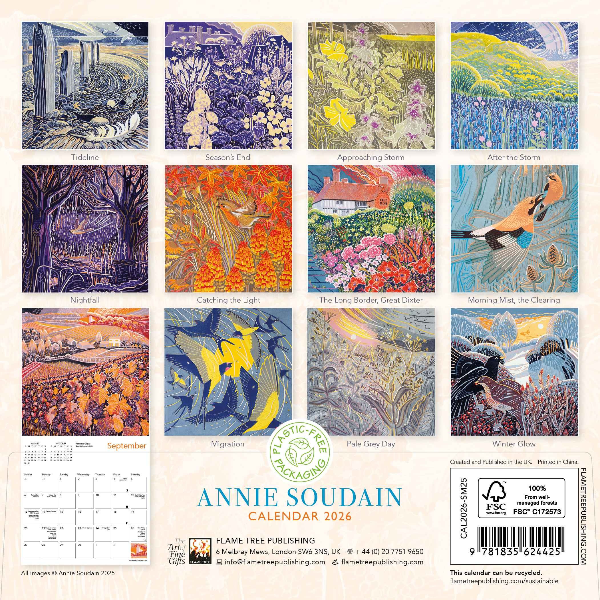 Kalender 2026 18x18 Annie Soudain