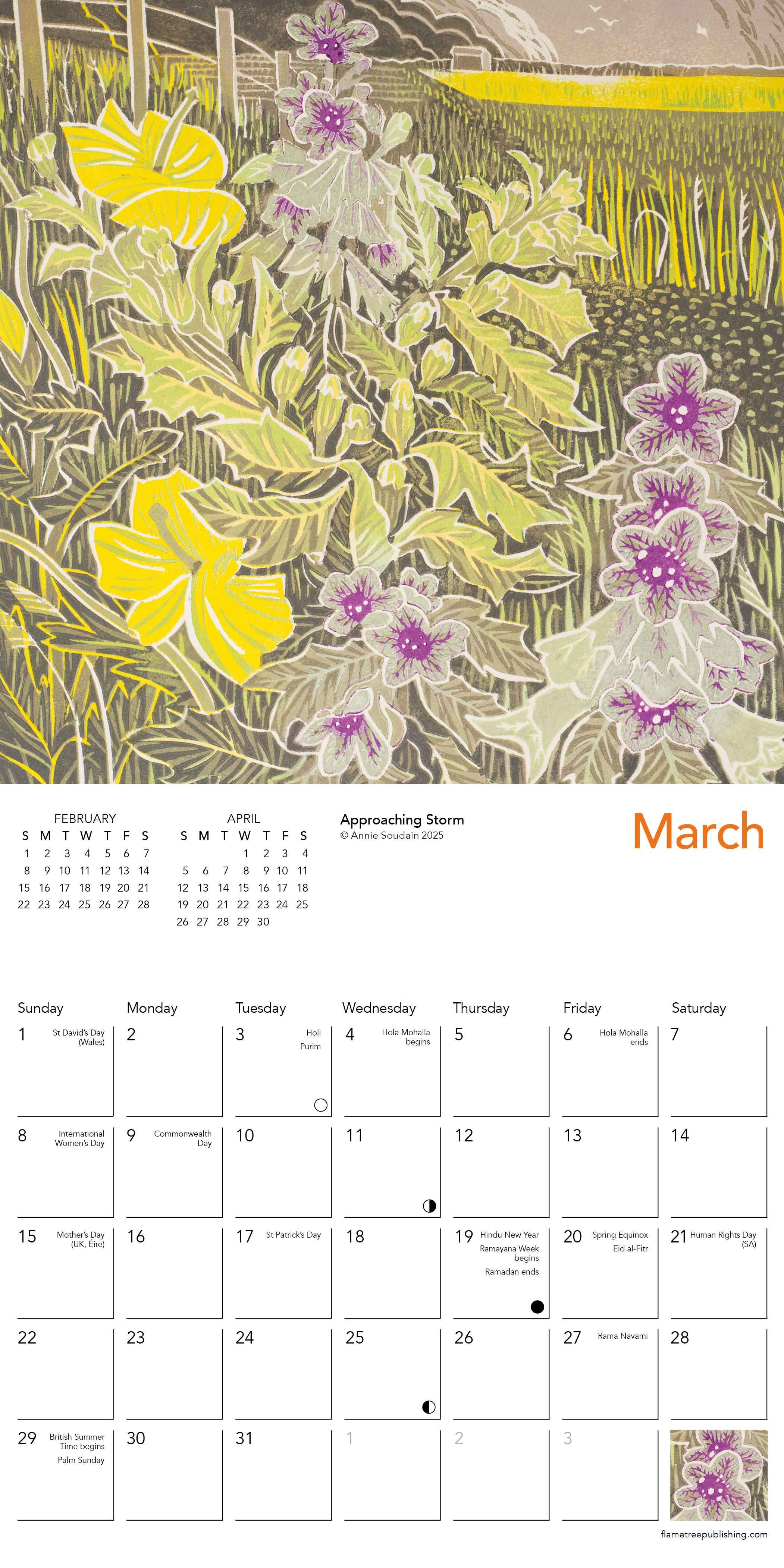 Kalender 2026 18x18 Annie Soudain