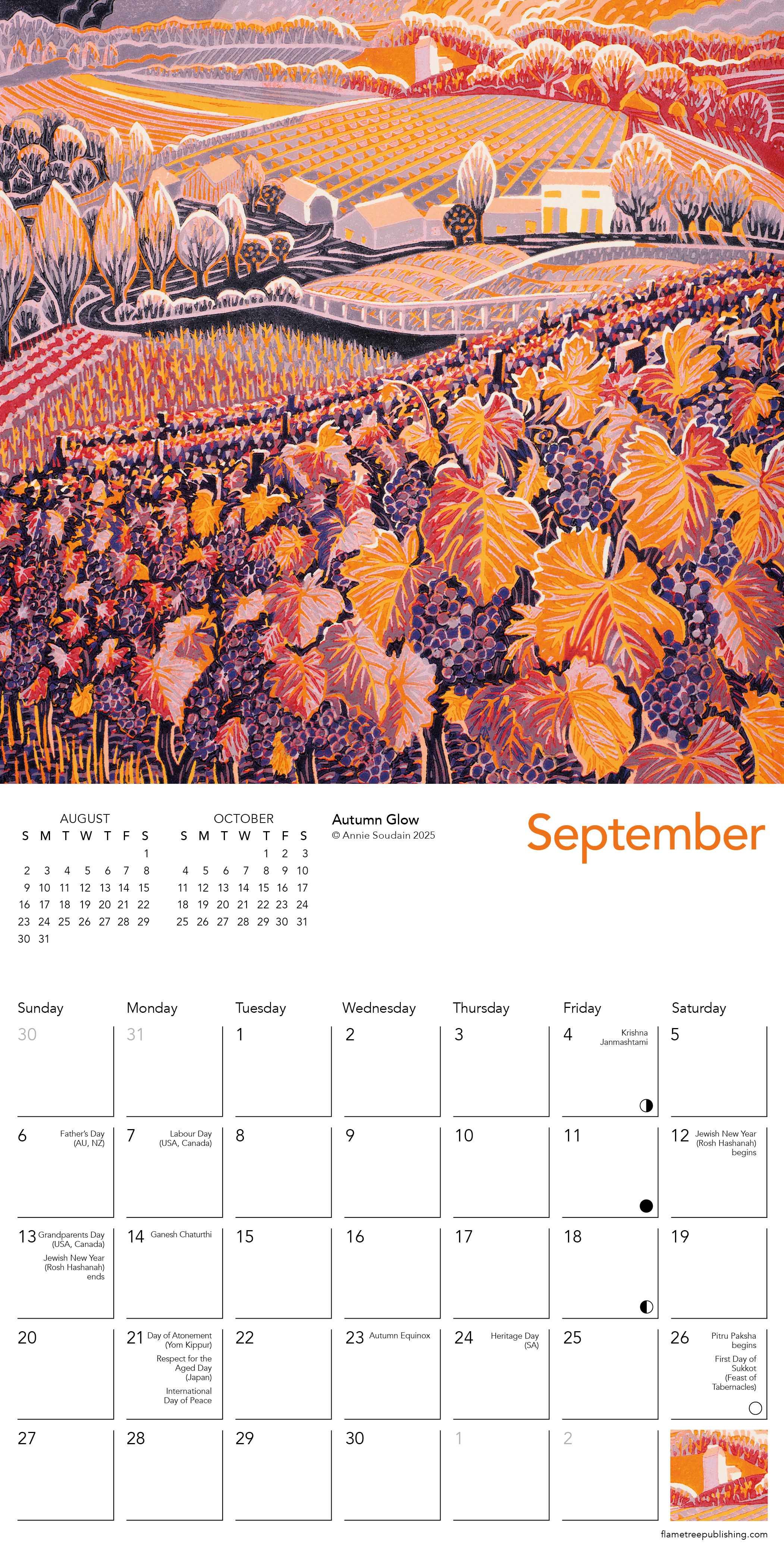 Kalender 2026 18x18 Annie Soudain