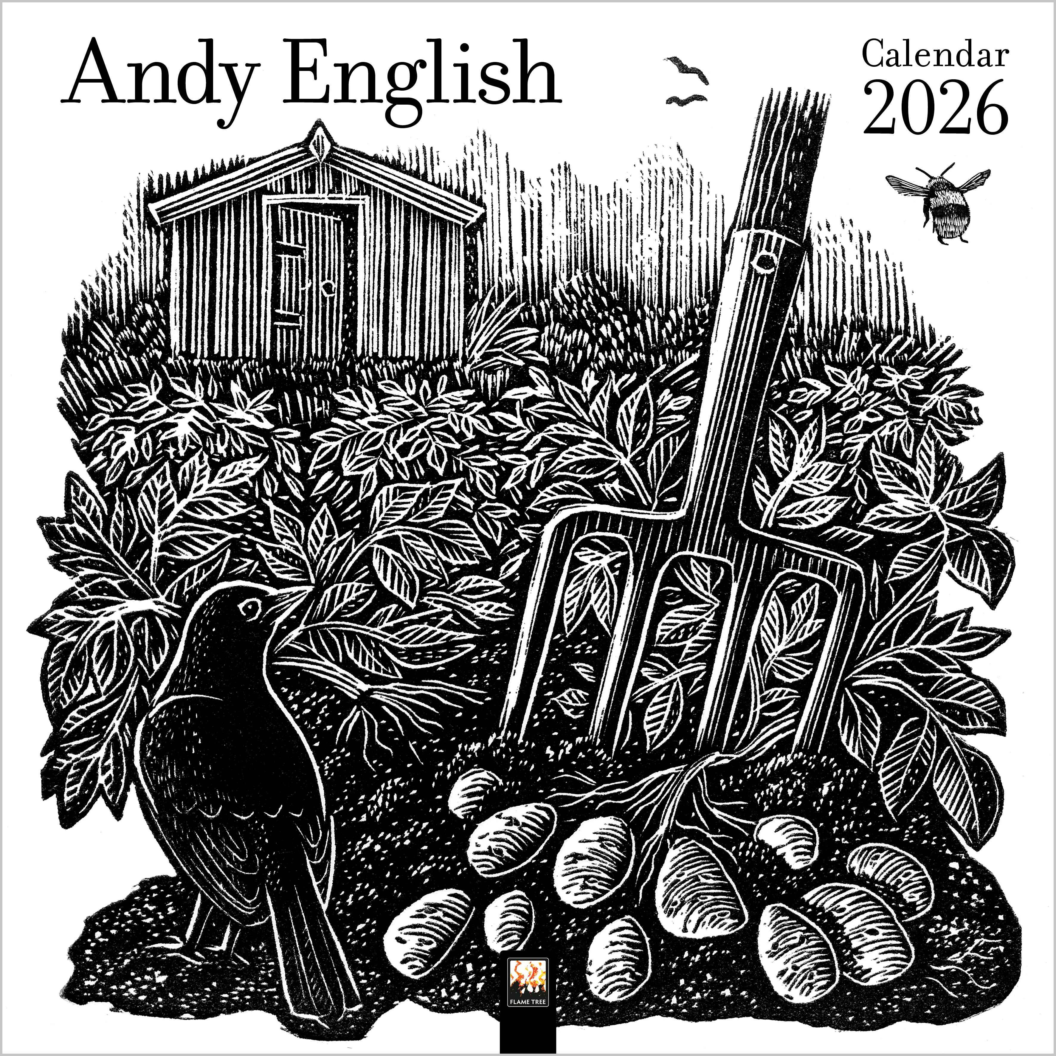 Kalender 2026 30x30 Andy English