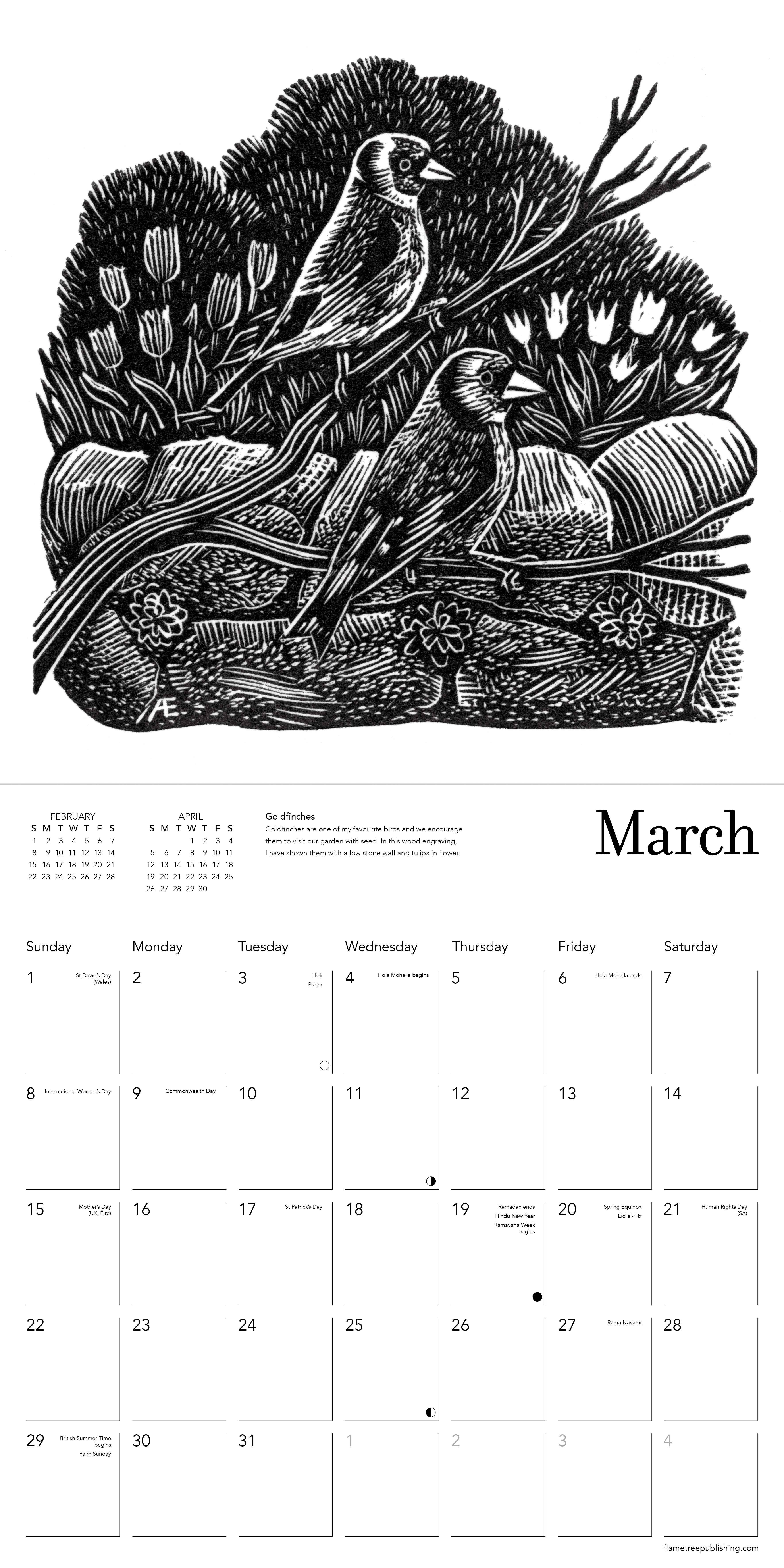 Kalender 2026 30x30 Andy English
